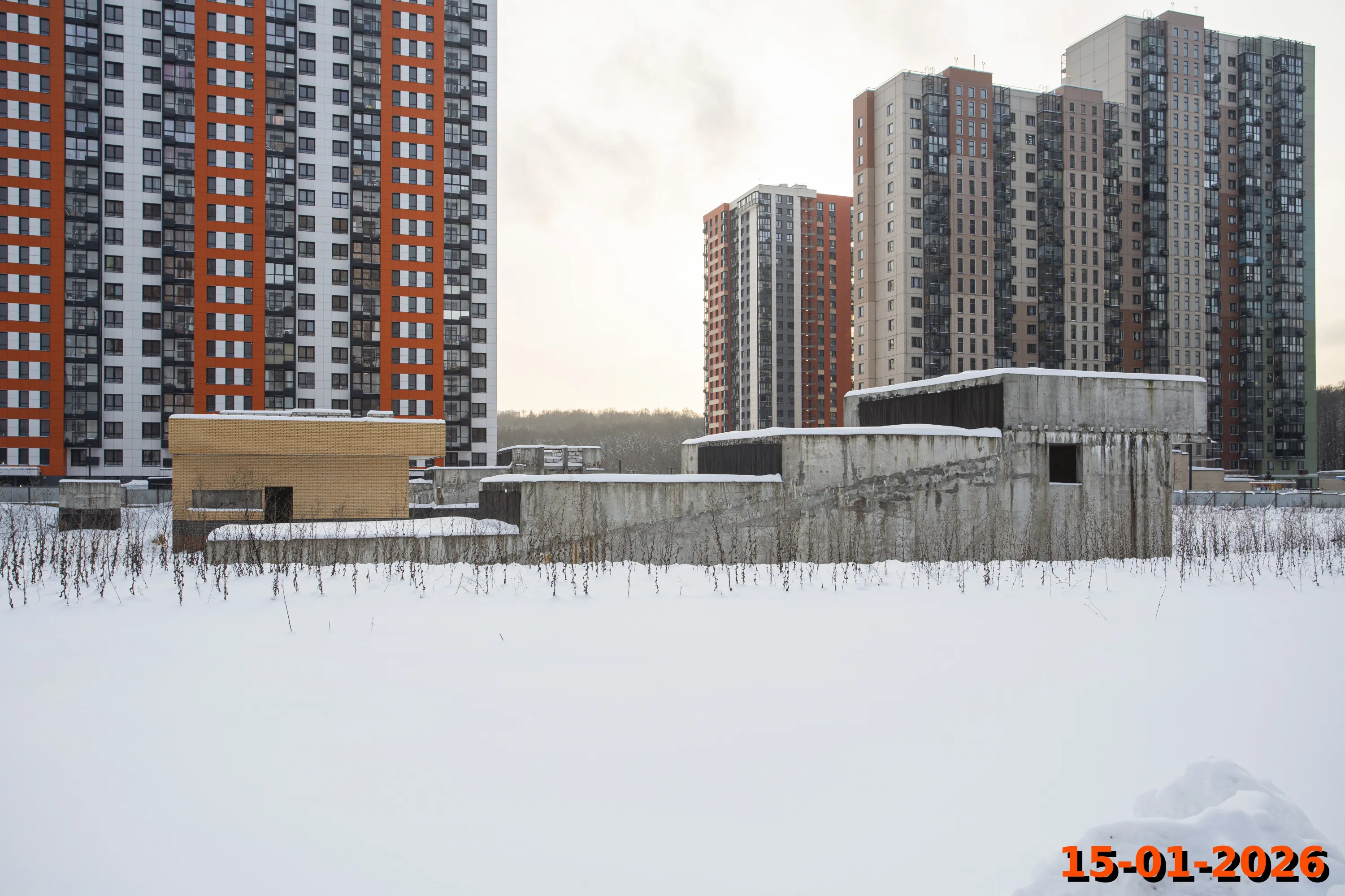 «Митинский лес» ход строительства