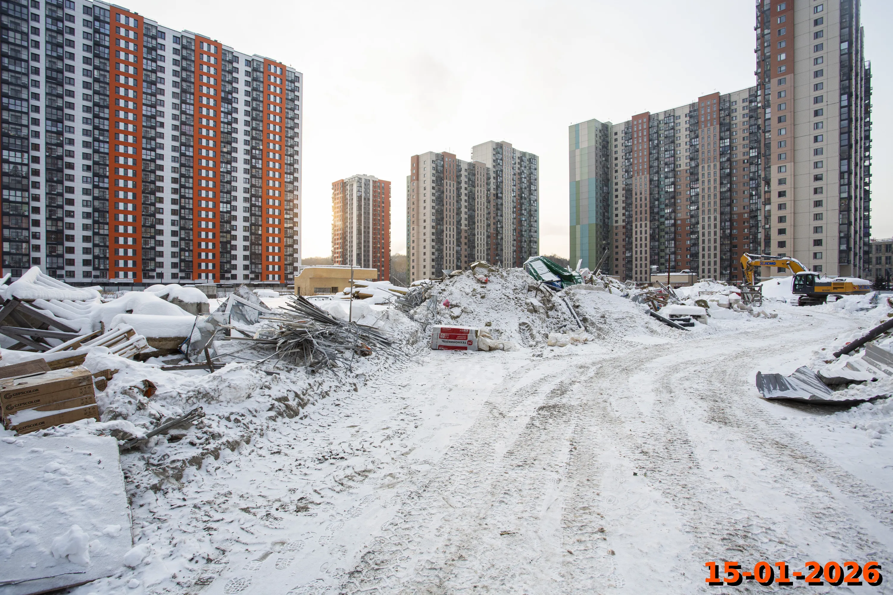 «Митинский лес» ход строительства