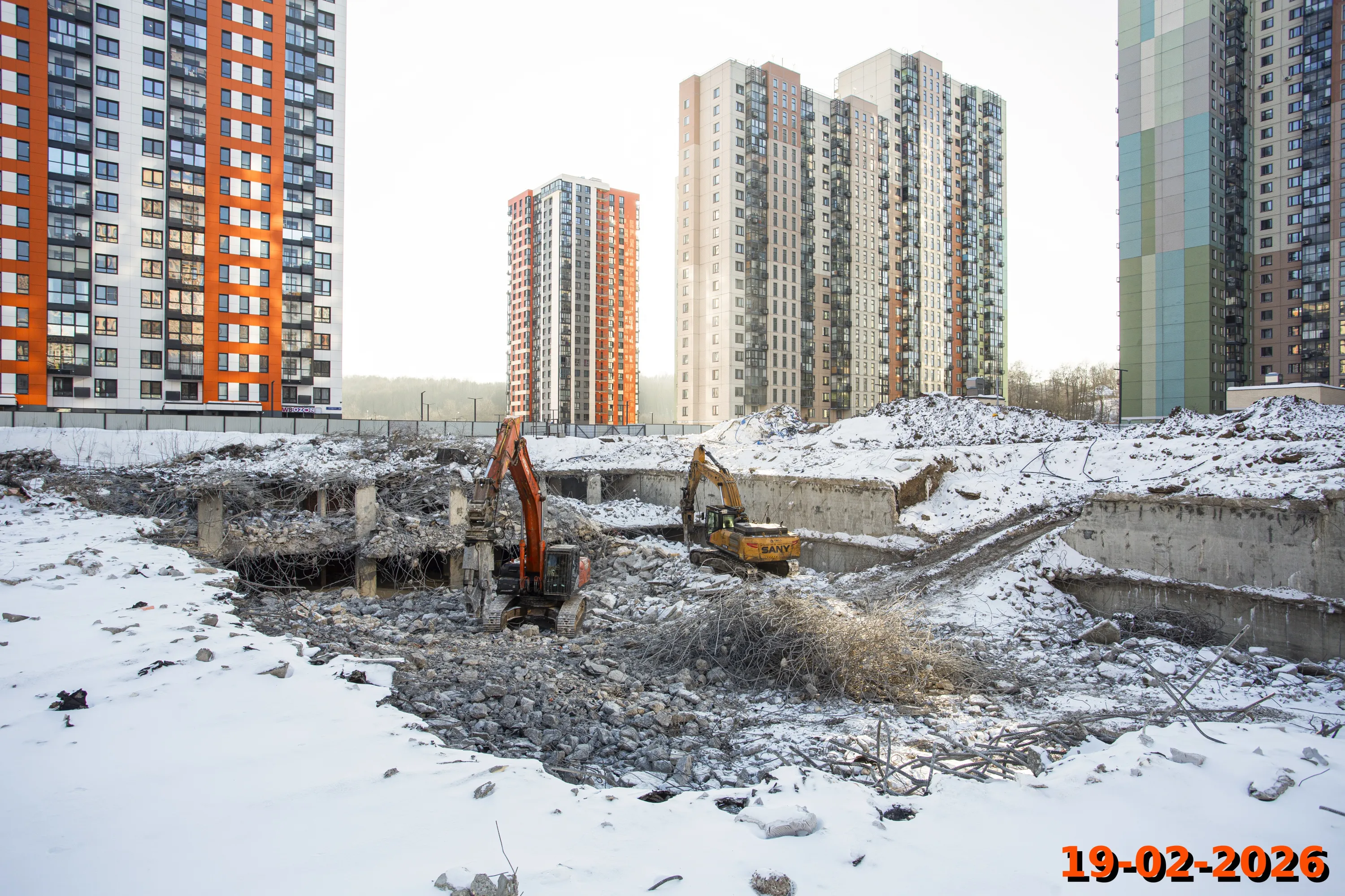 «Митинский лес» ход строительства