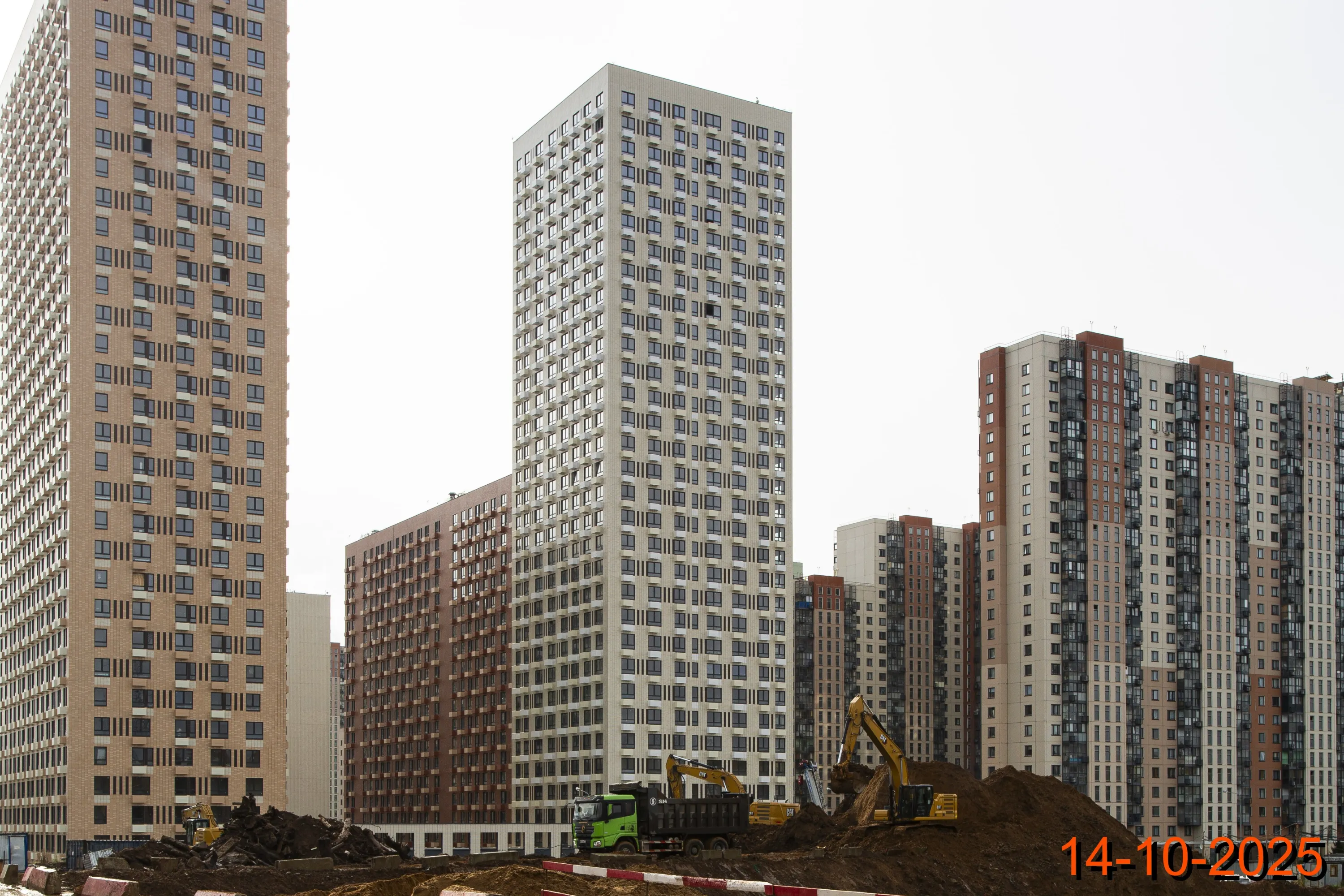 «Митинский лес» ход строительства