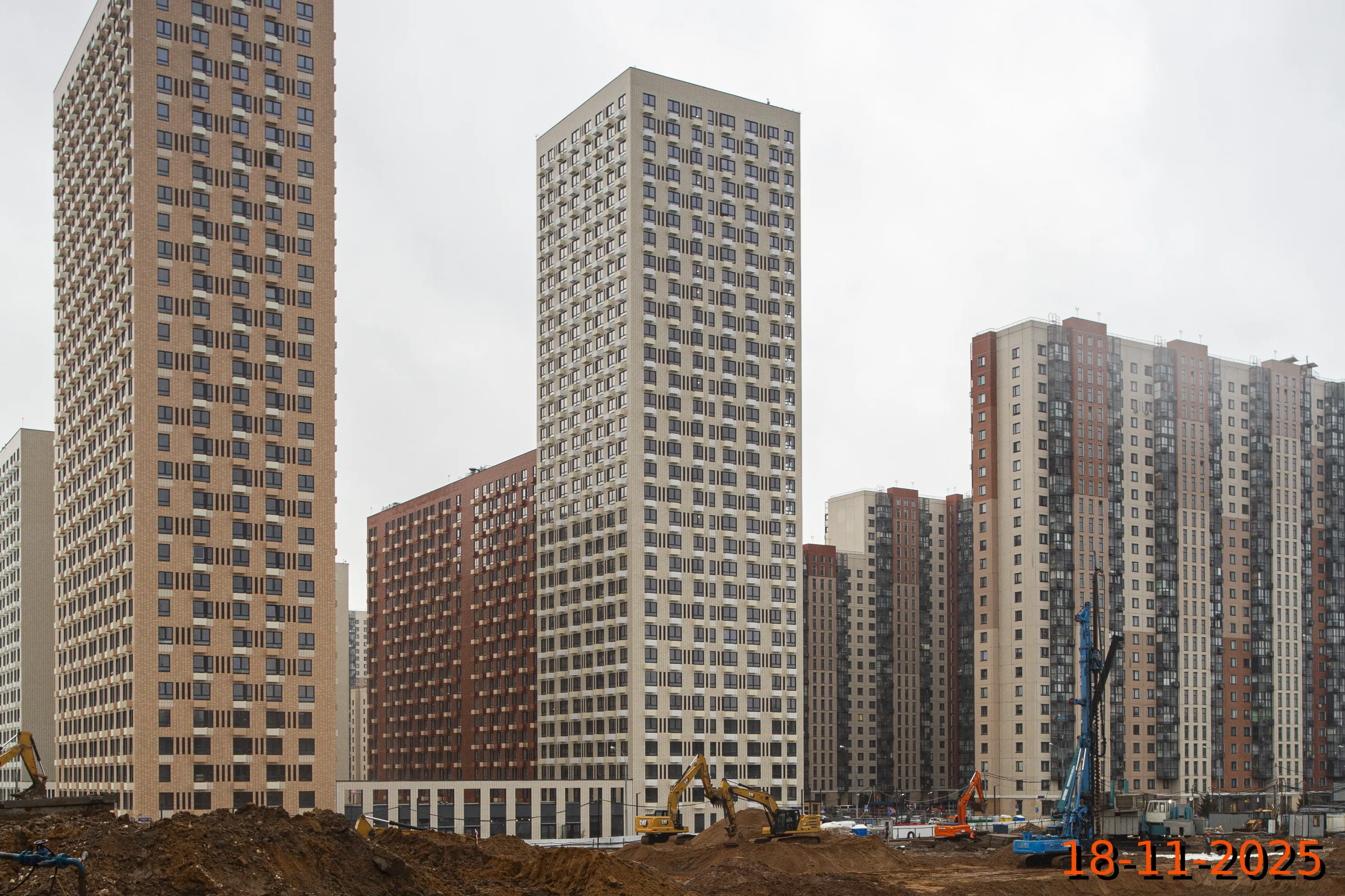 «Митинский лес» ход строительства