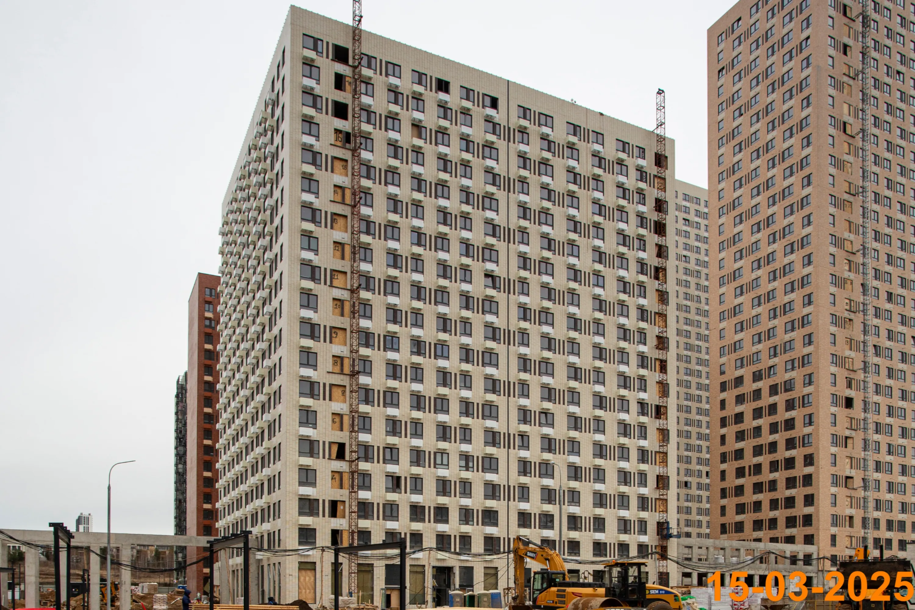 «Митинский лес» ход строительства