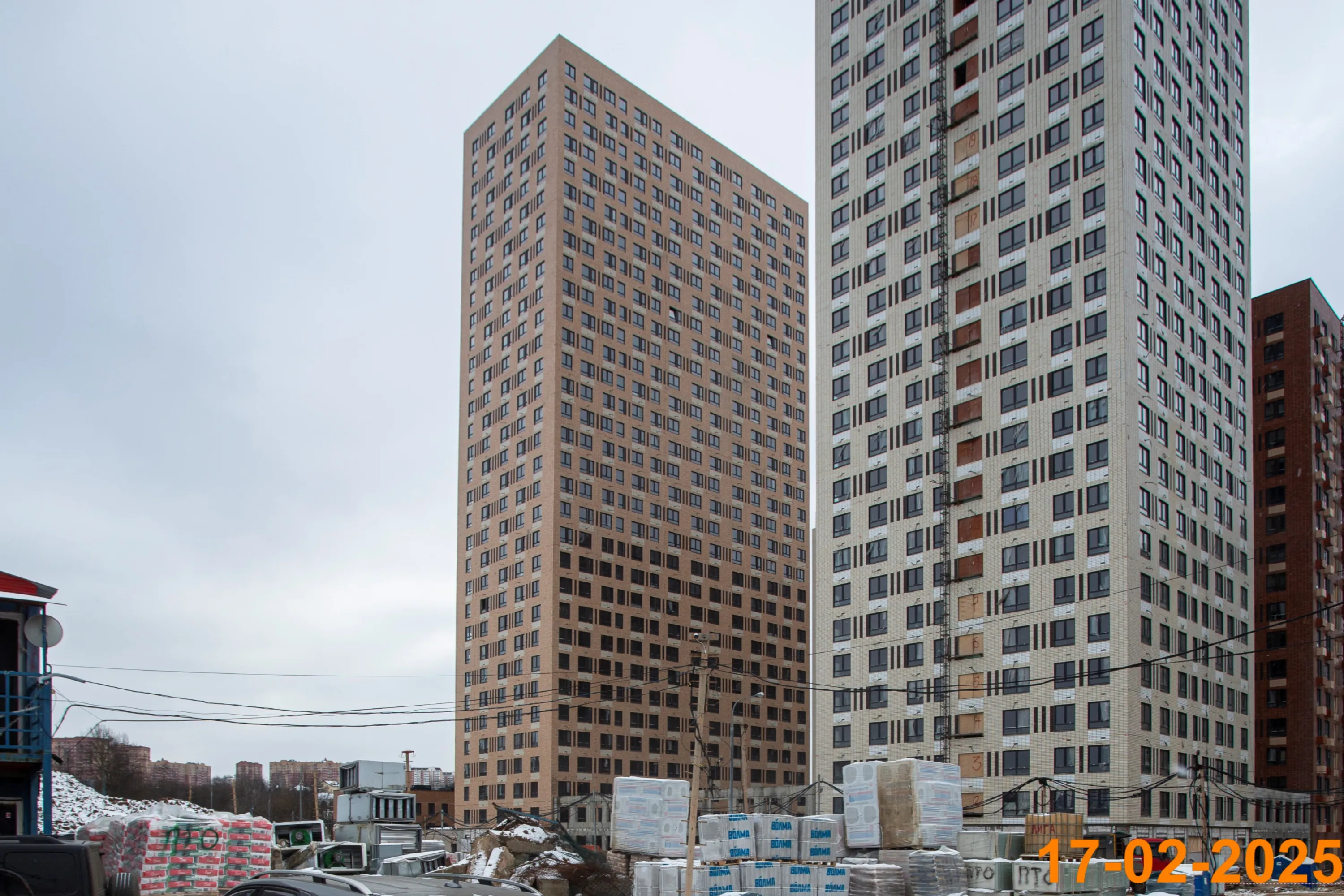 «Митинский лес» ход строительства