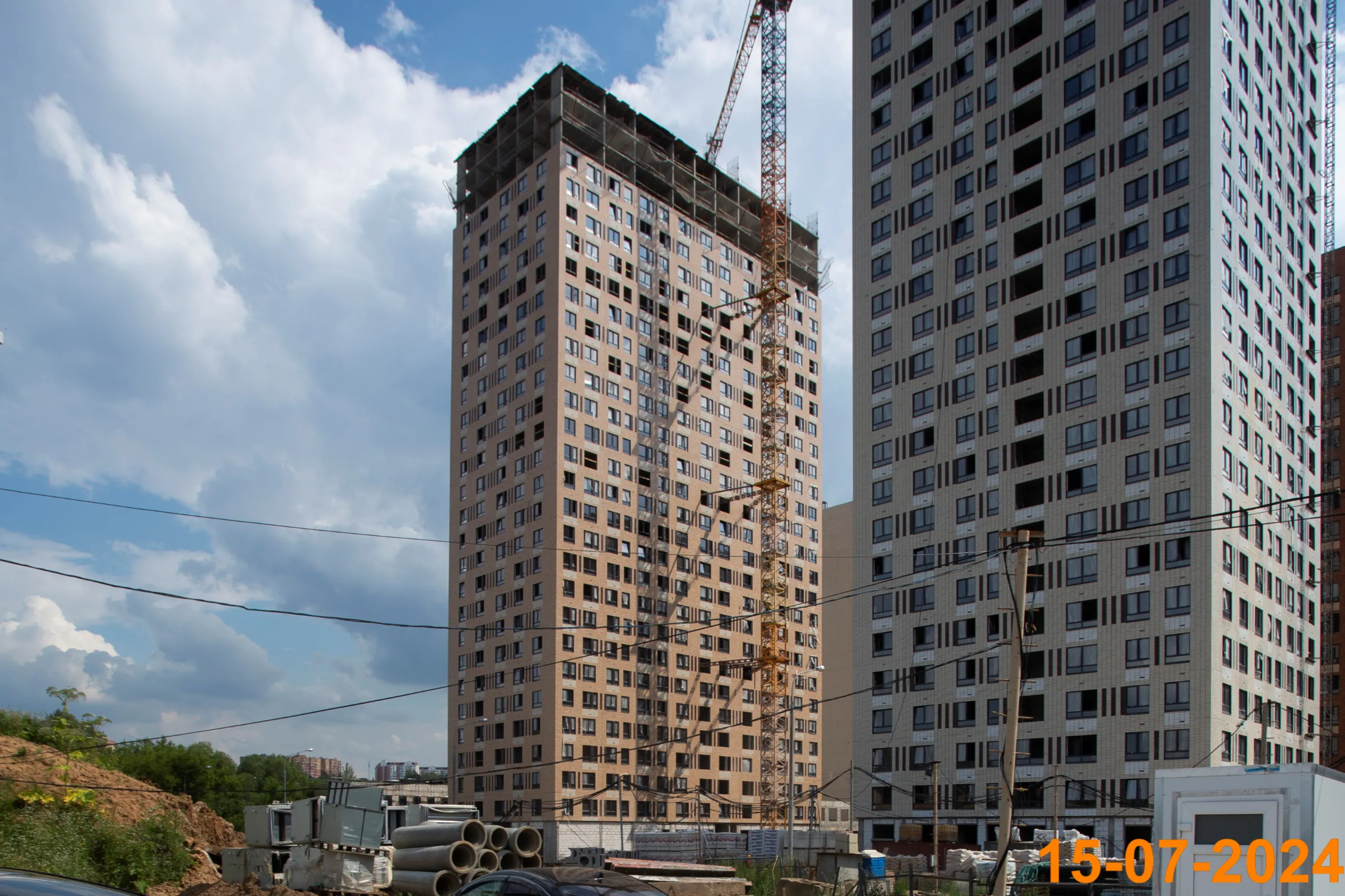 «Митинский лес» ход строительства