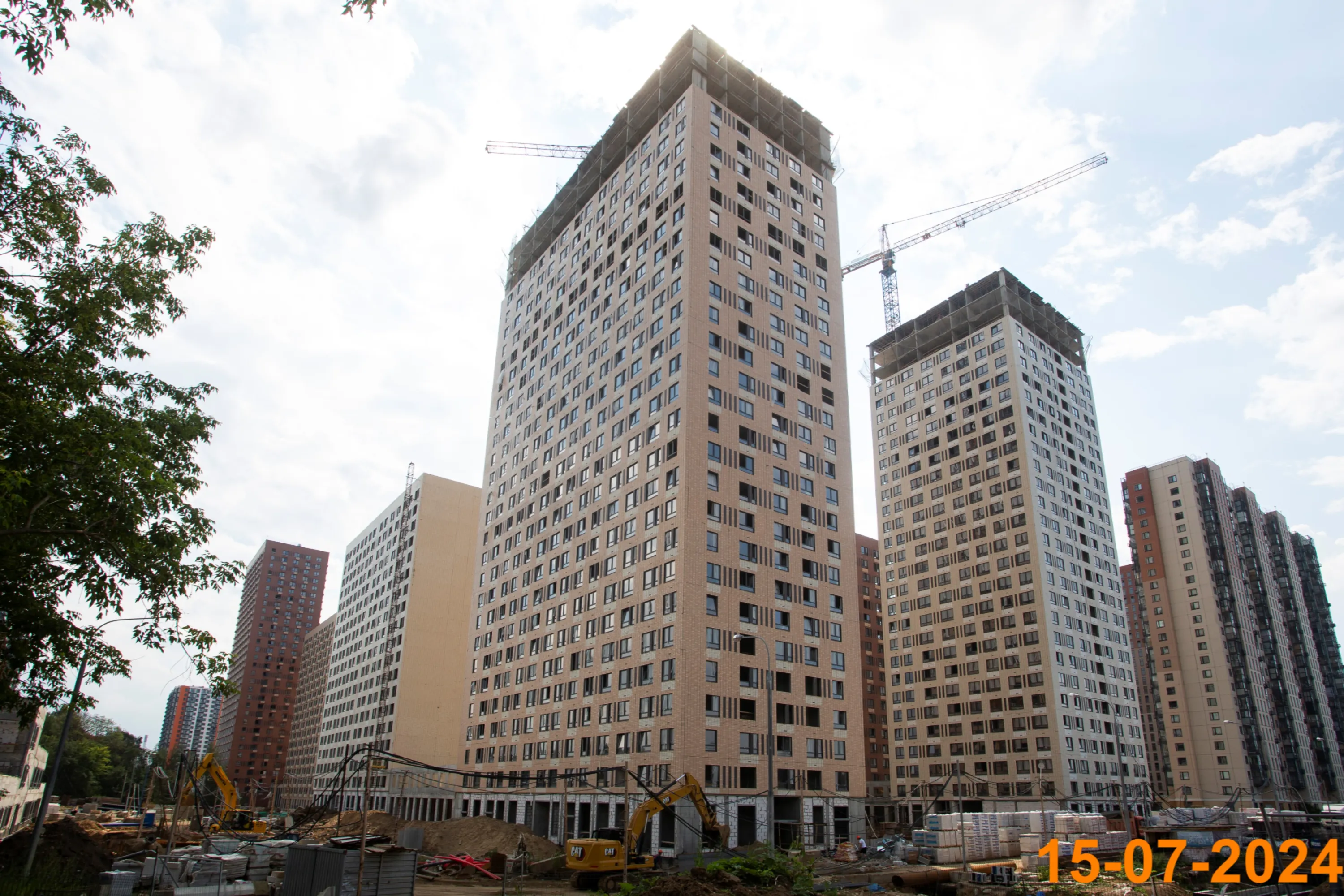 «Митинский лес» ход строительства