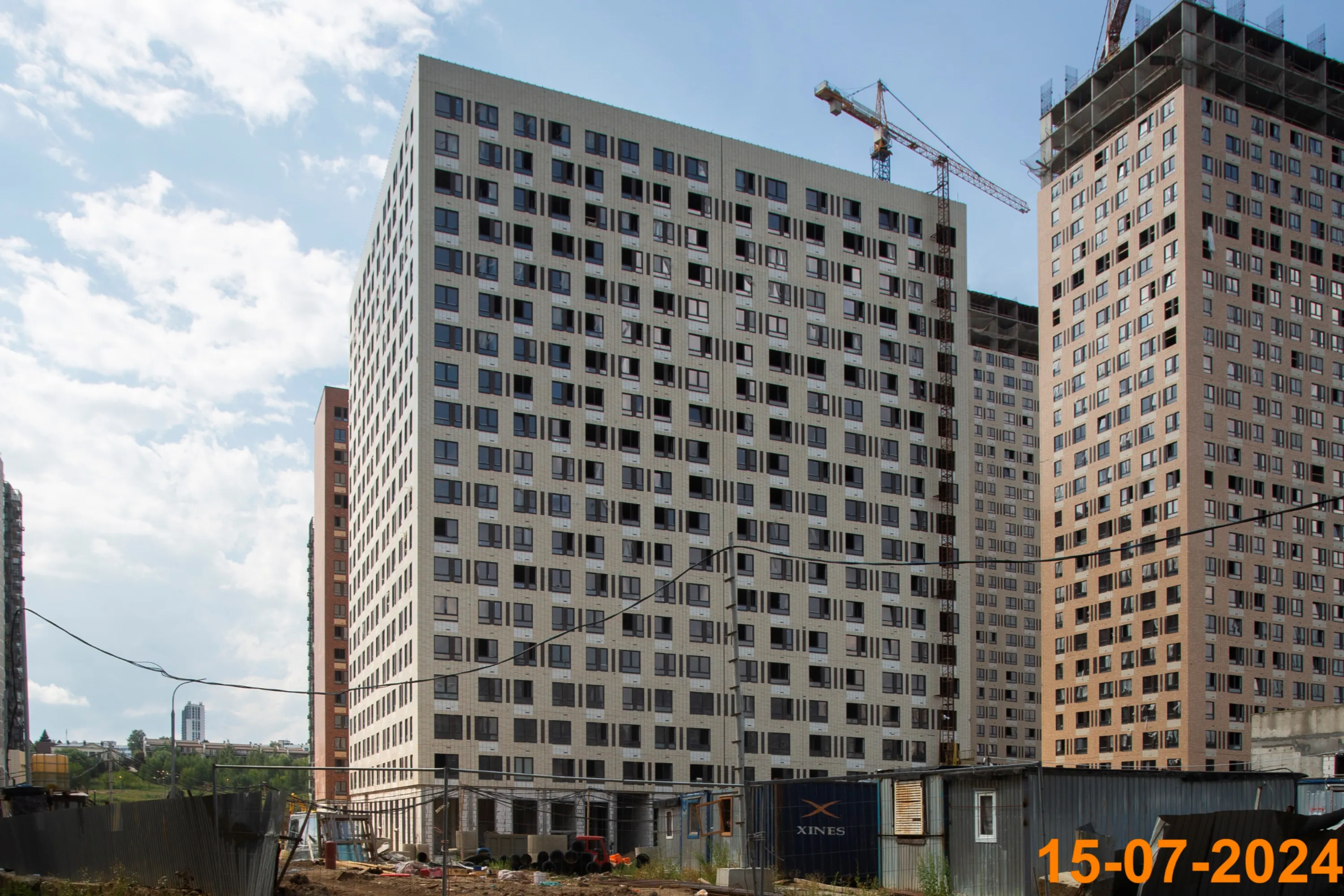 «Митинский лес» ход строительства