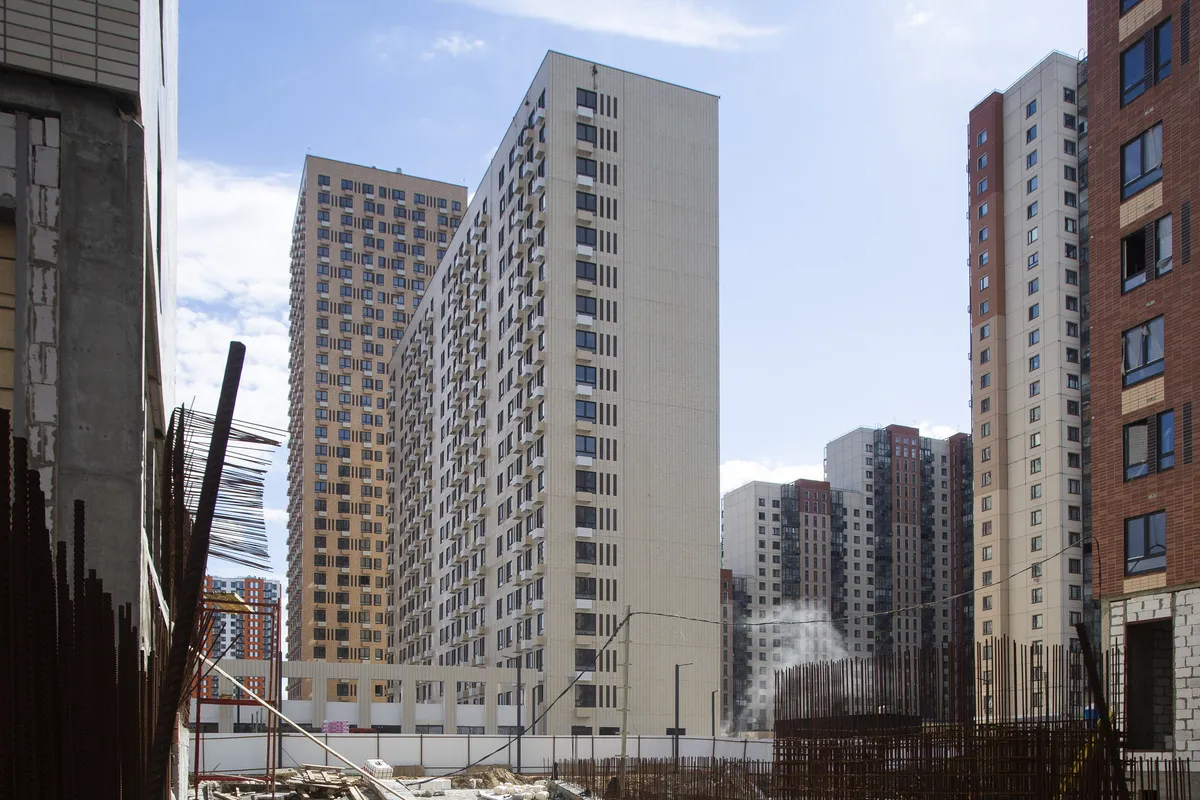 «Митинский лес» ход строительства