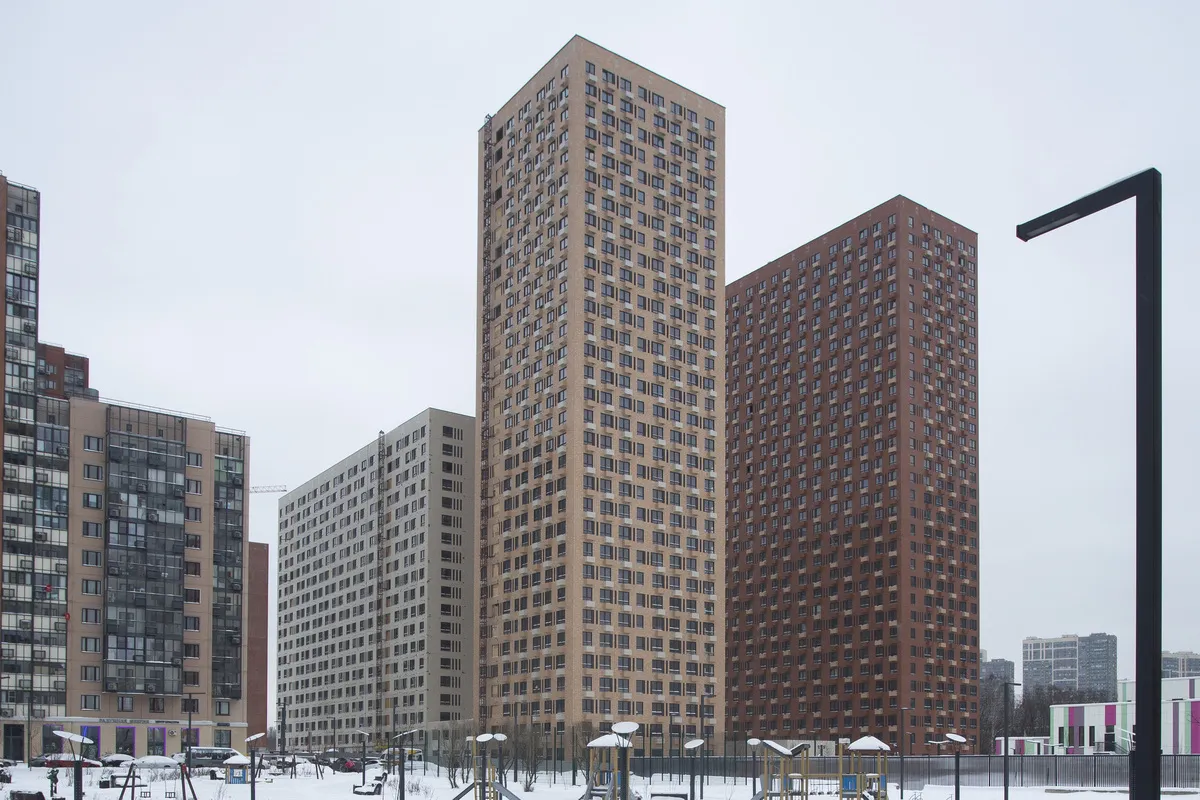 «Митинский лес» ход строительства