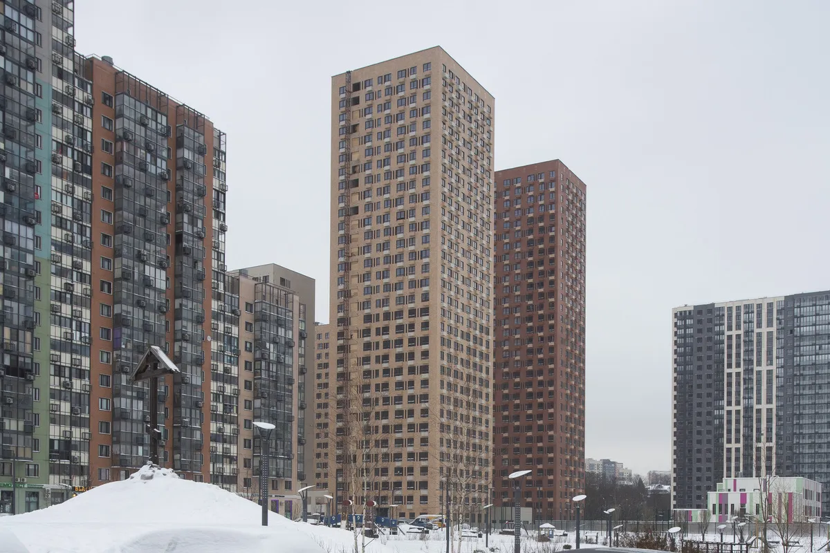 «Митинский лес» ход строительства