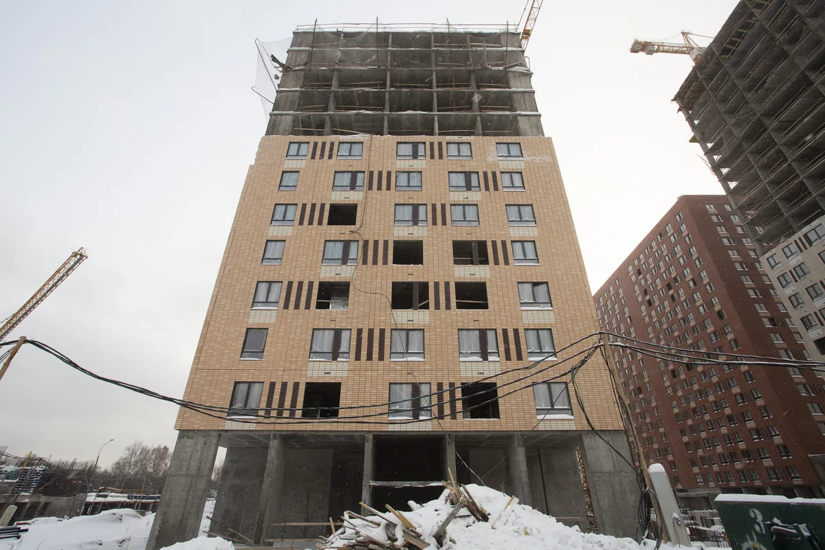 «Митинский лес» ход строительства