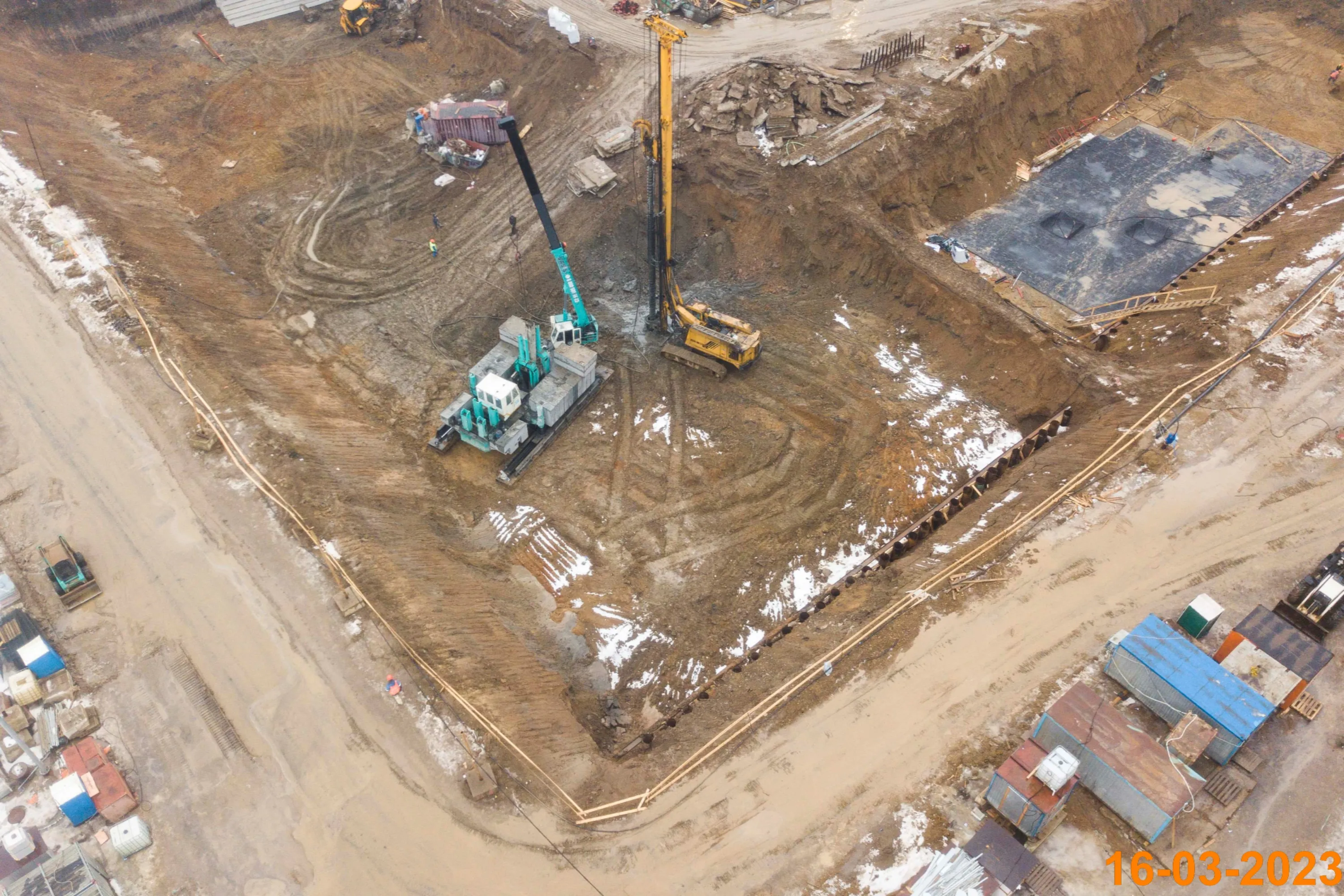 «Митинский лес» ход строительства