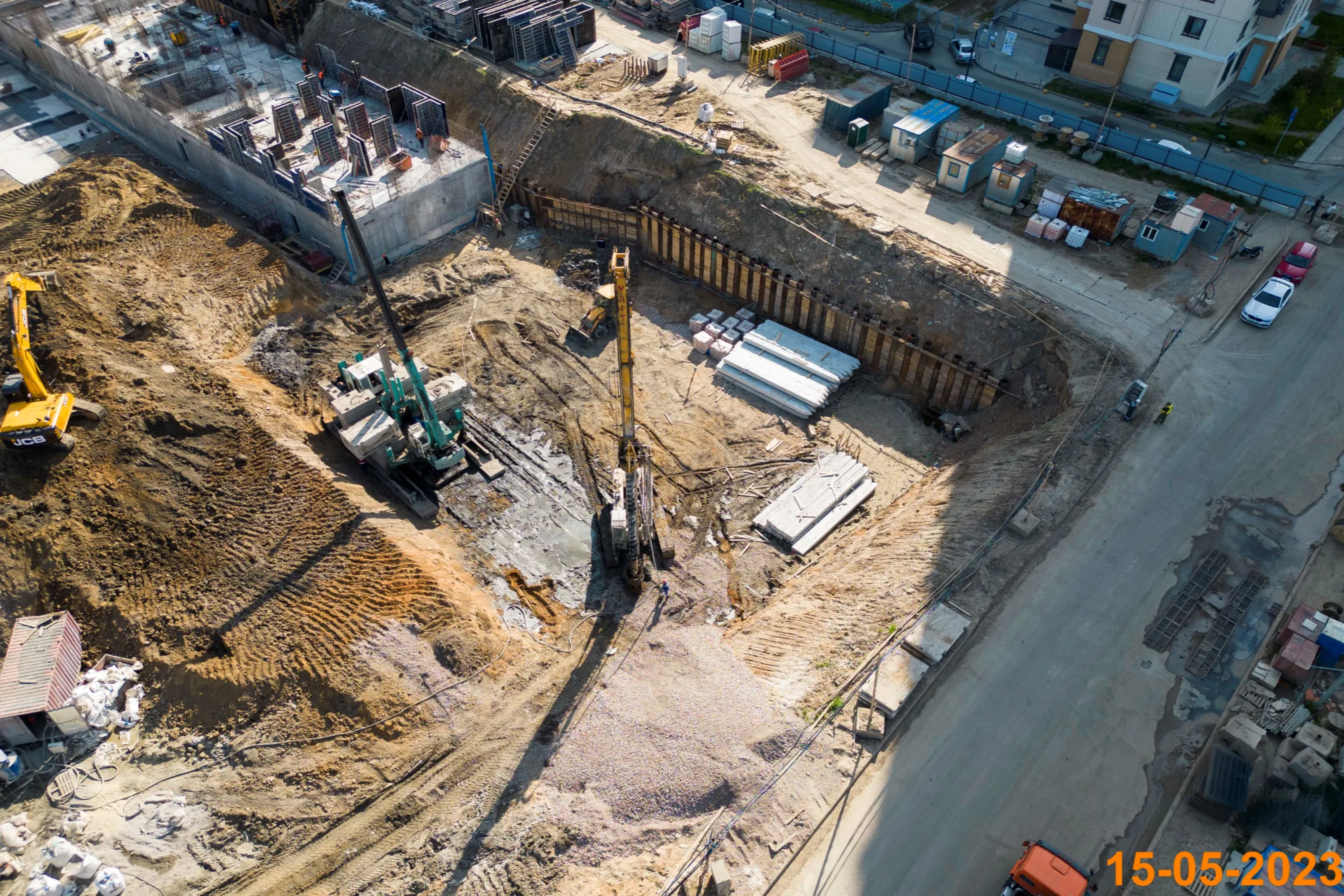 «Митинский лес» ход строительства