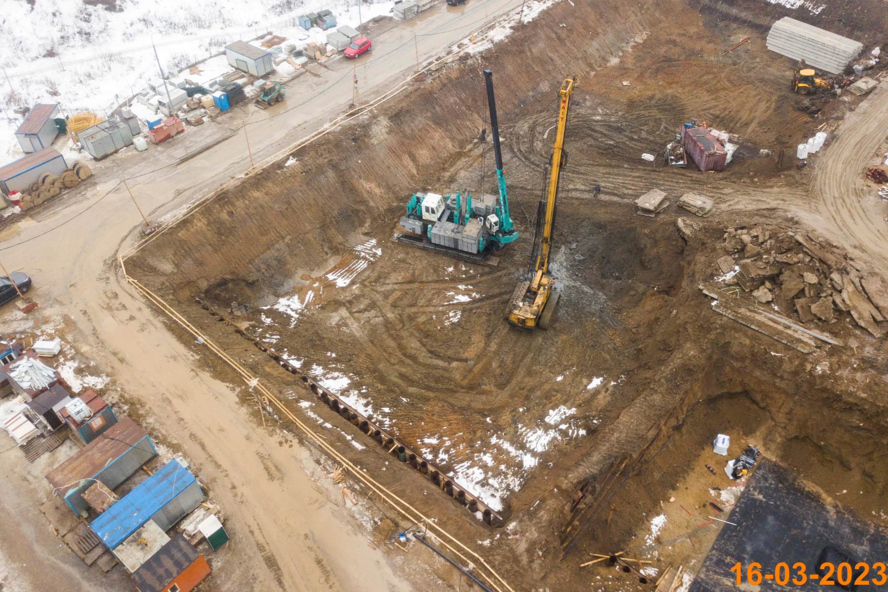 «Митинский лес» ход строительства