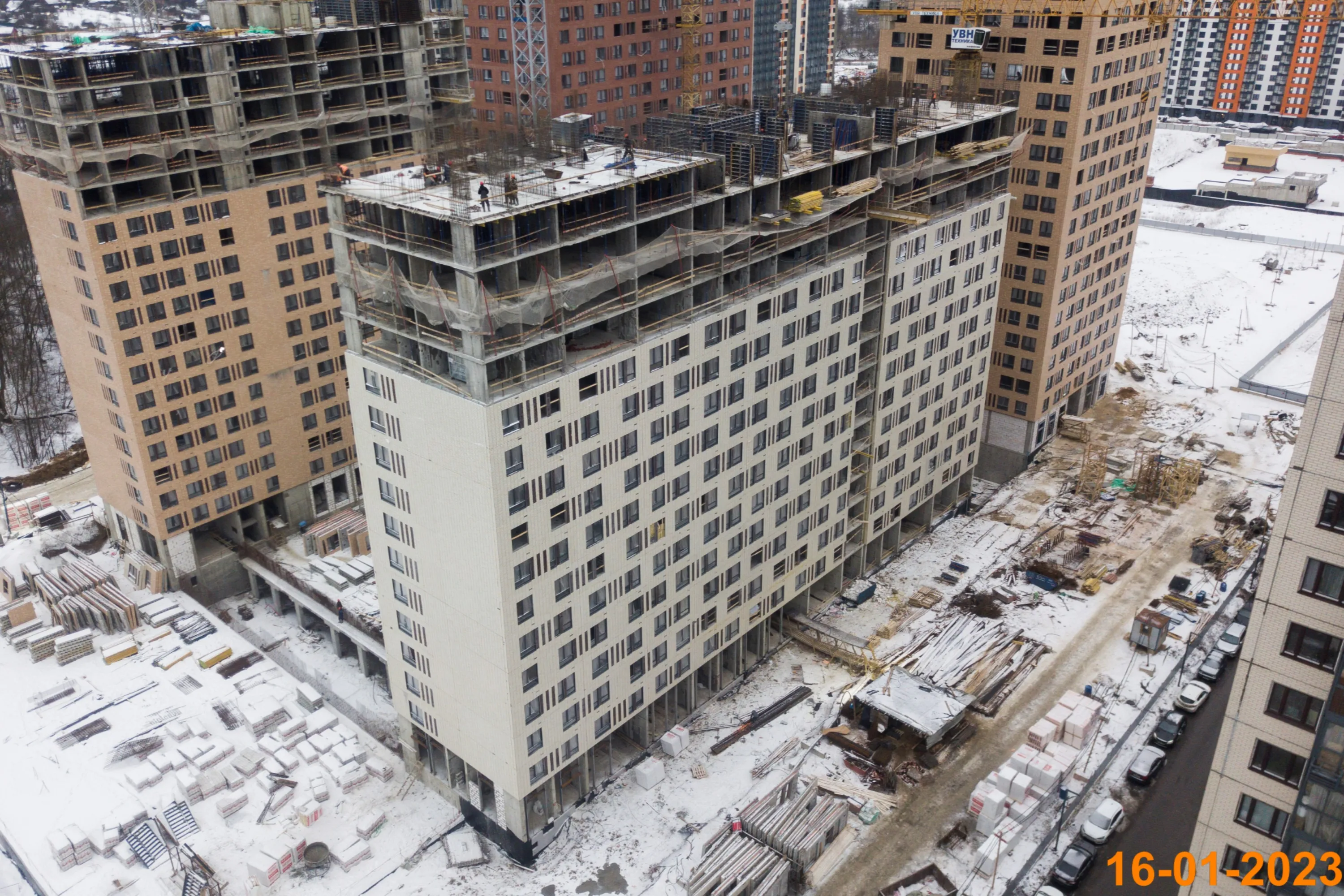 «Митинский лес» ход строительства