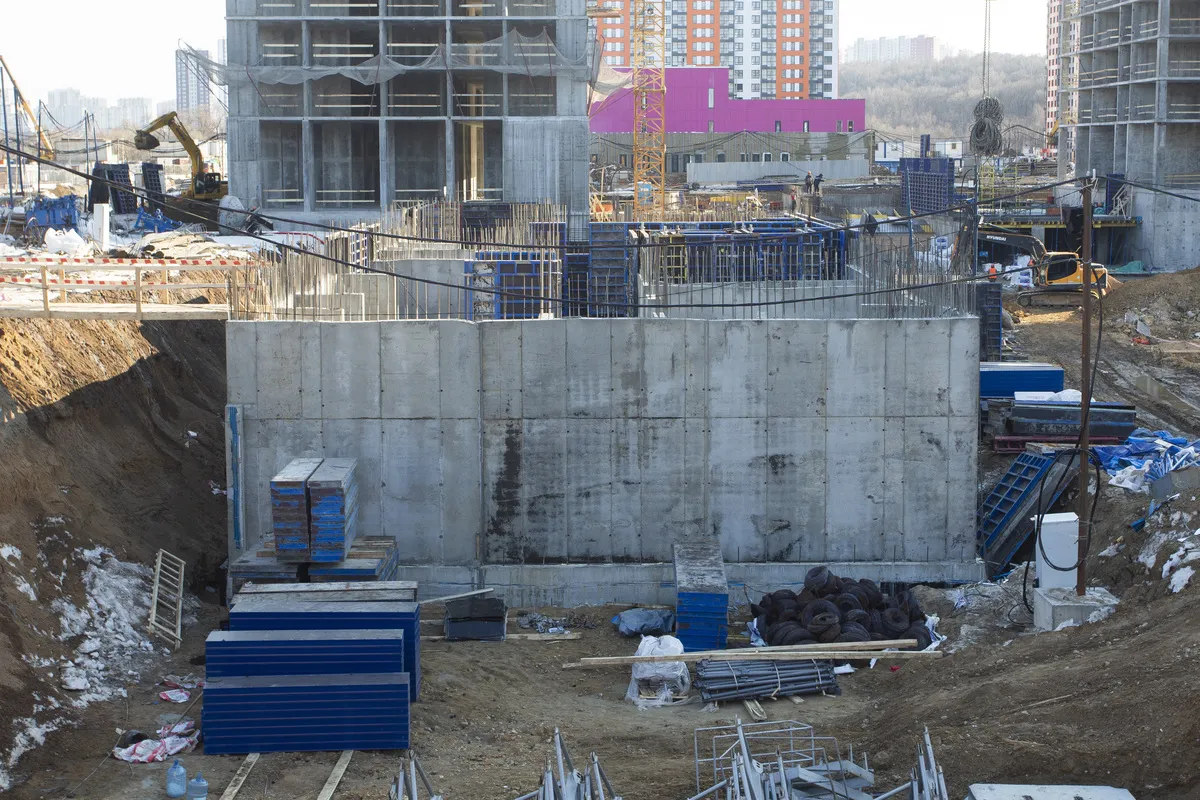 «Митинский лес» ход строительства