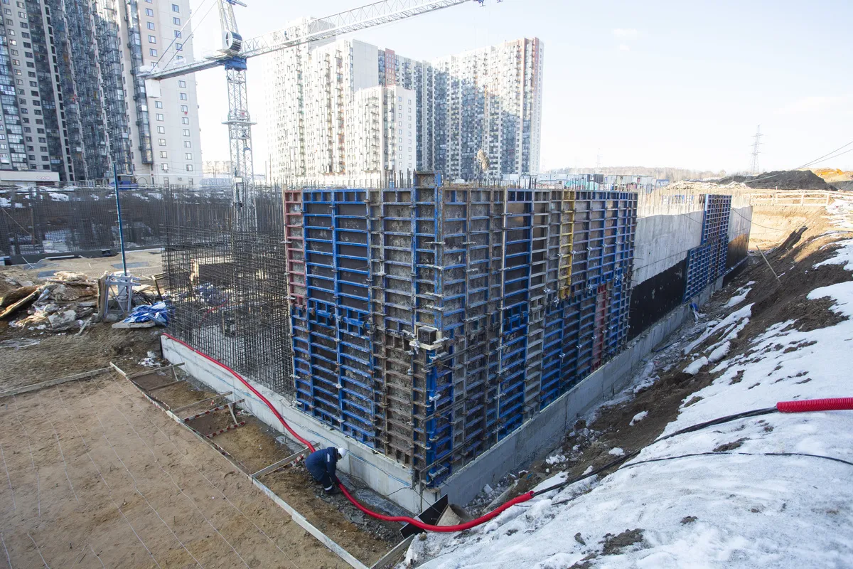 «Митинский лес» ход строительства