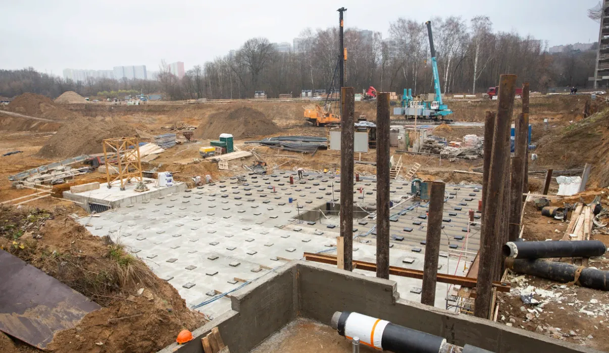 «Митинский лес» ход строительства