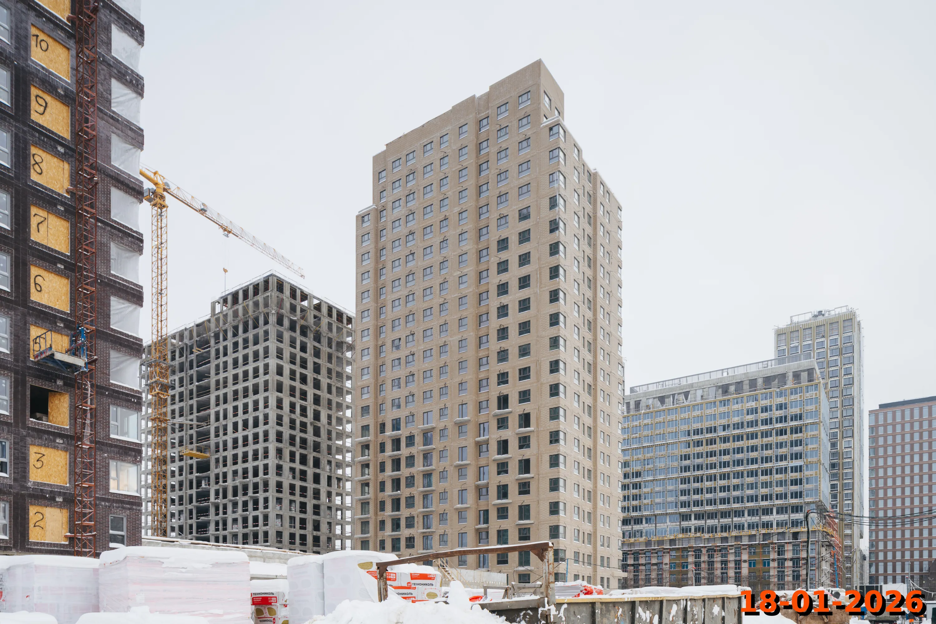 ЖК Мичуринский парк ход строительства