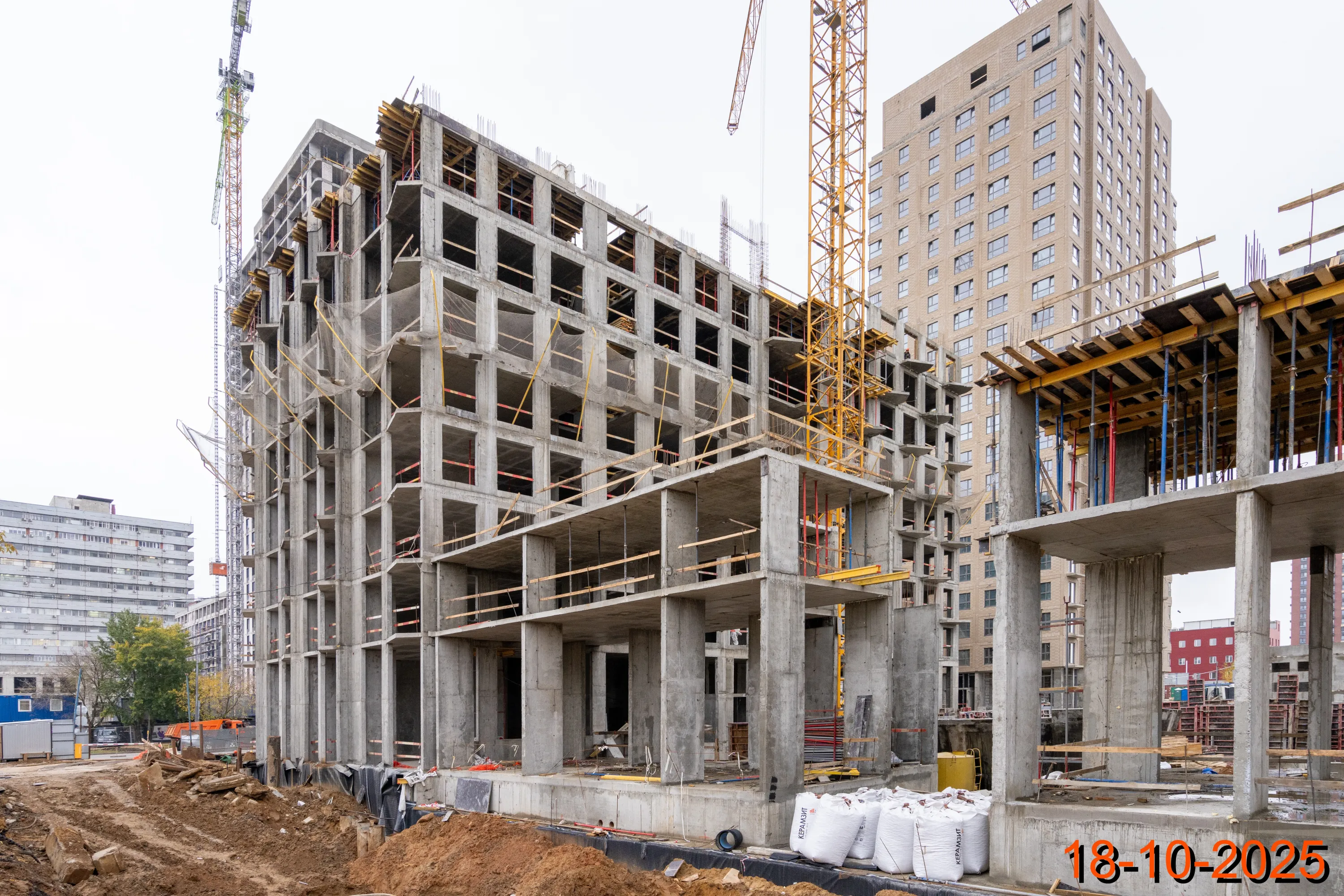 ЖК Мичуринский парк ход строительства