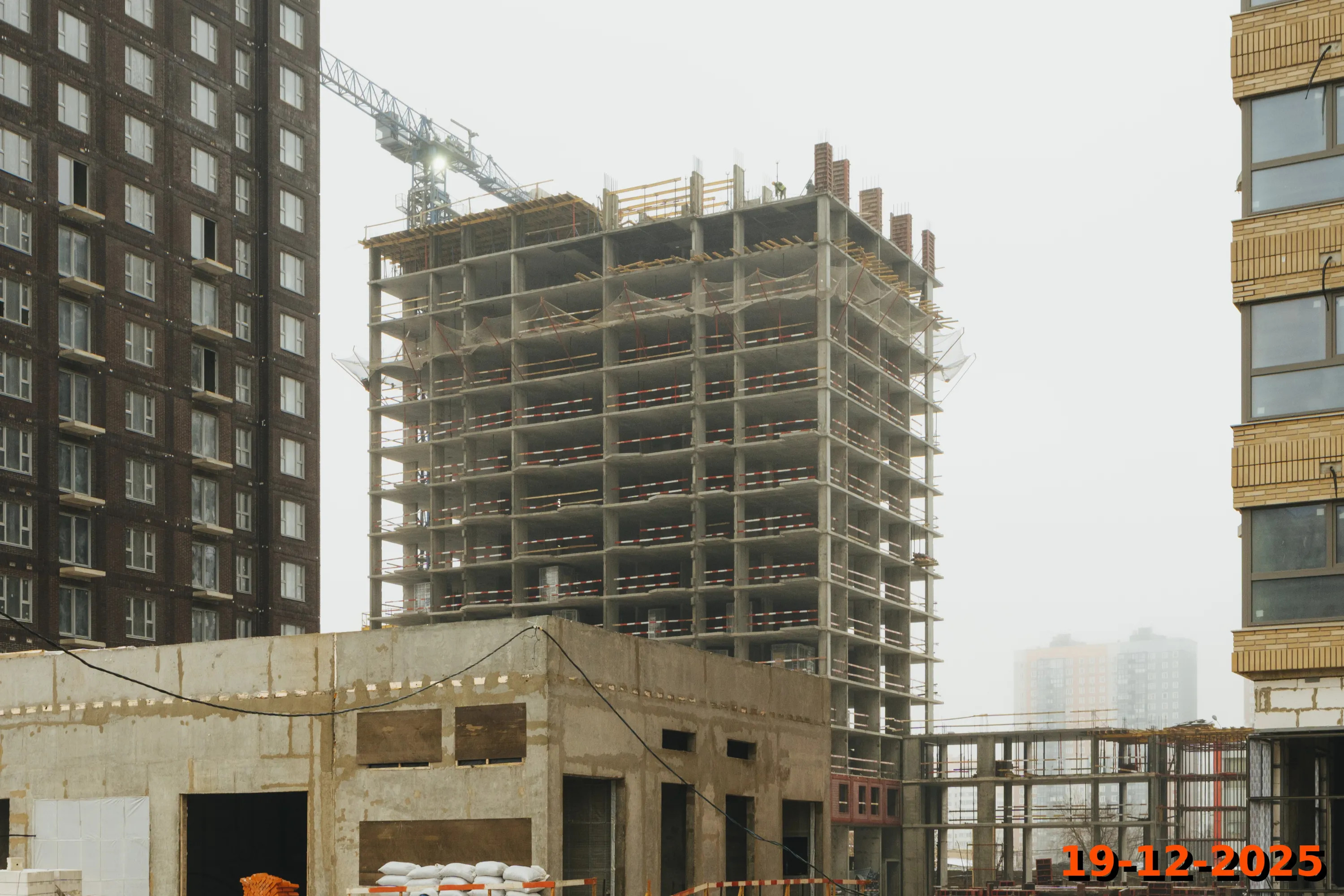 ЖК Мичуринский парк ход строительства