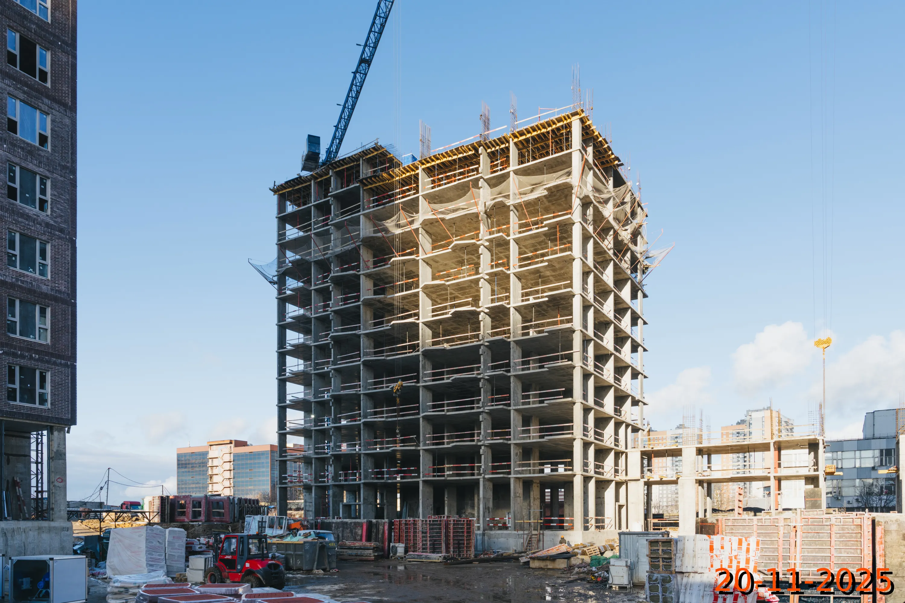 ЖК Мичуринский парк ход строительства