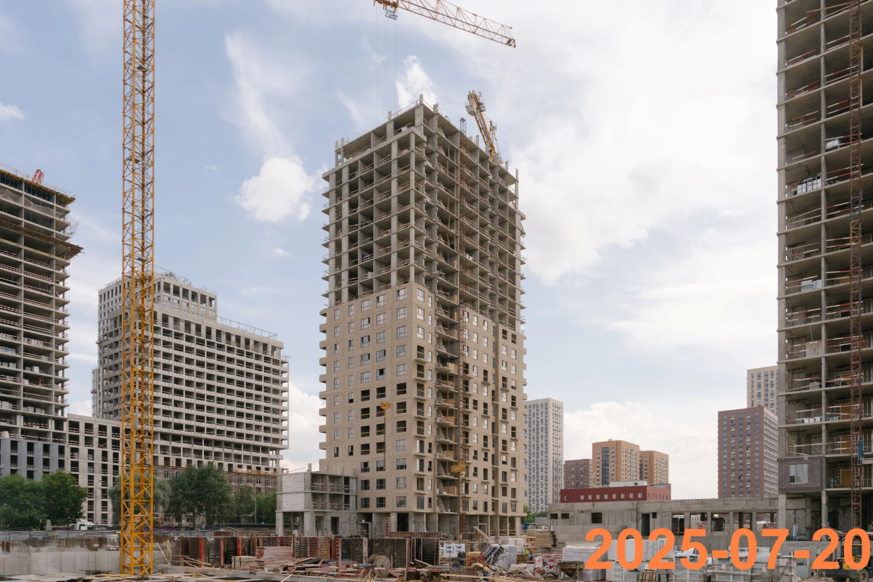 ЖК Мичуринский парк ход строительства