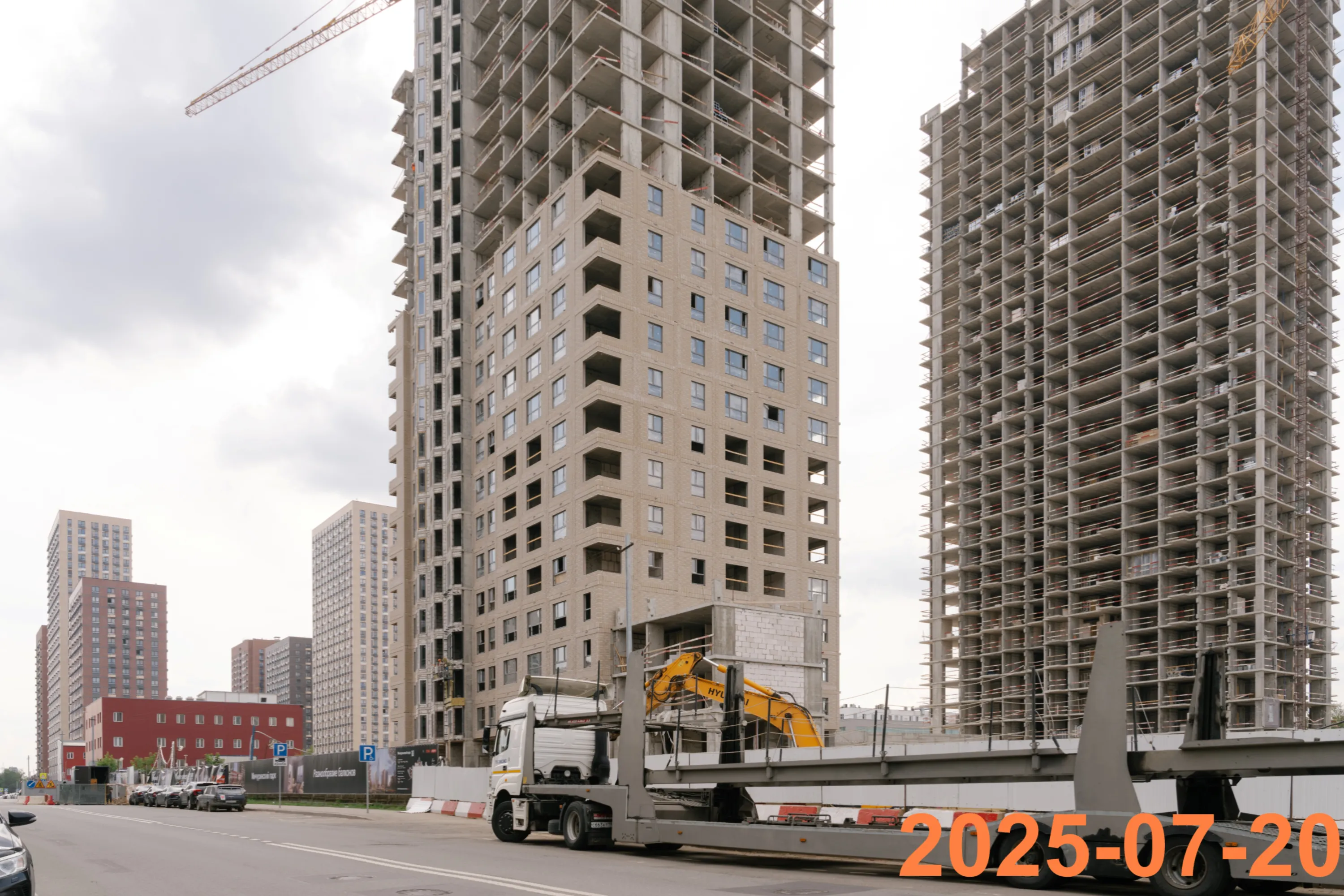 ЖК Мичуринский парк ход строительства