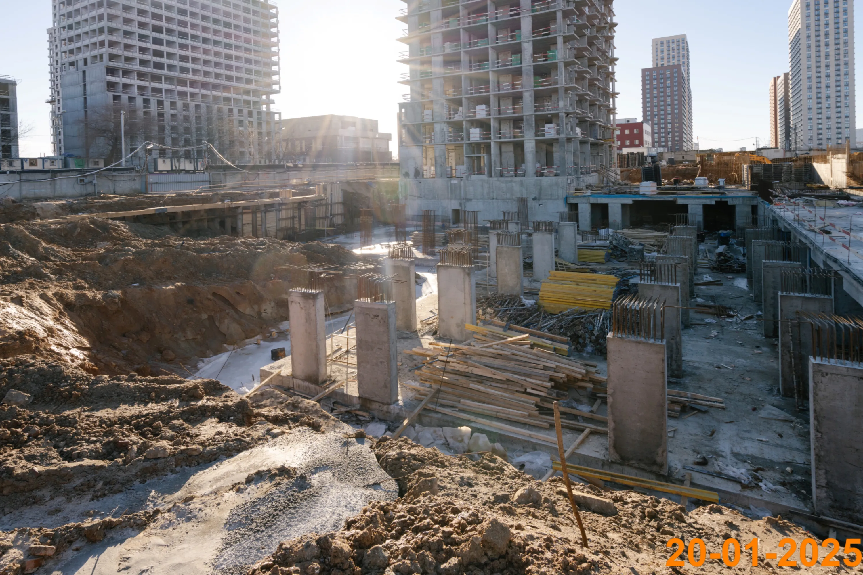 ЖК Мичуринский парк ход строительства