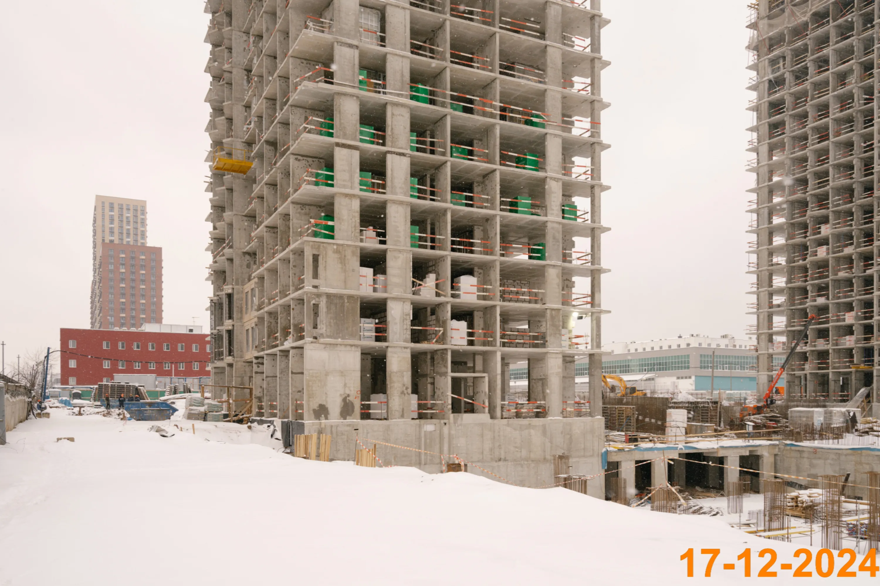 ЖК Мичуринский парк ход строительства