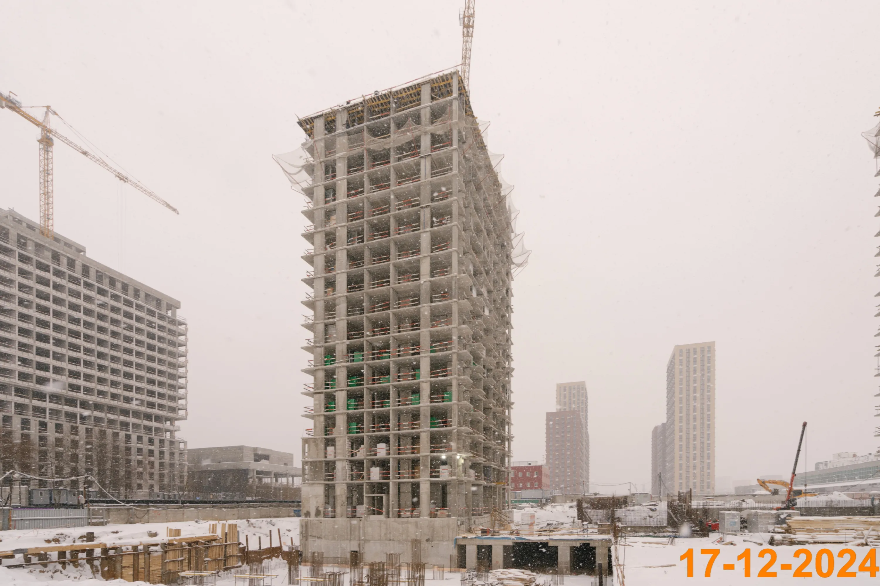 ЖК Мичуринский парк ход строительства