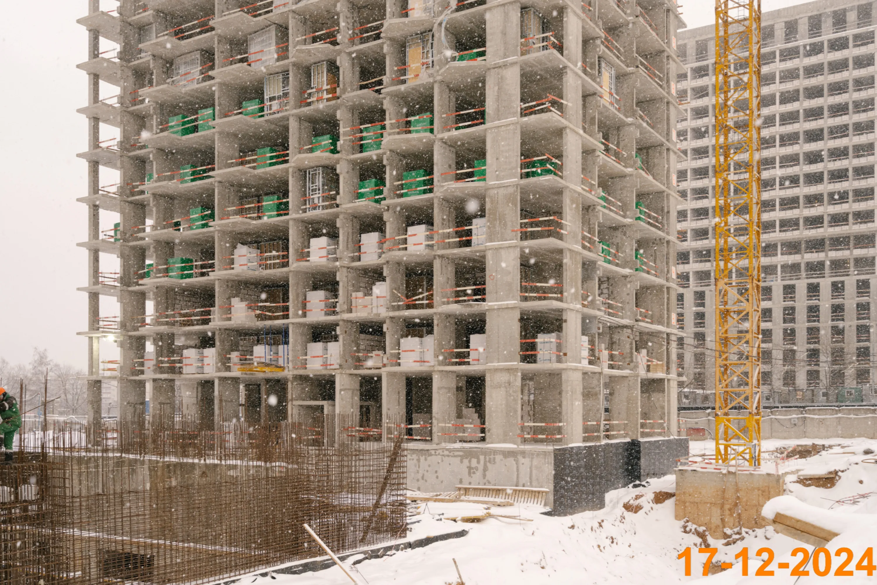 ЖК Мичуринский парк ход строительства