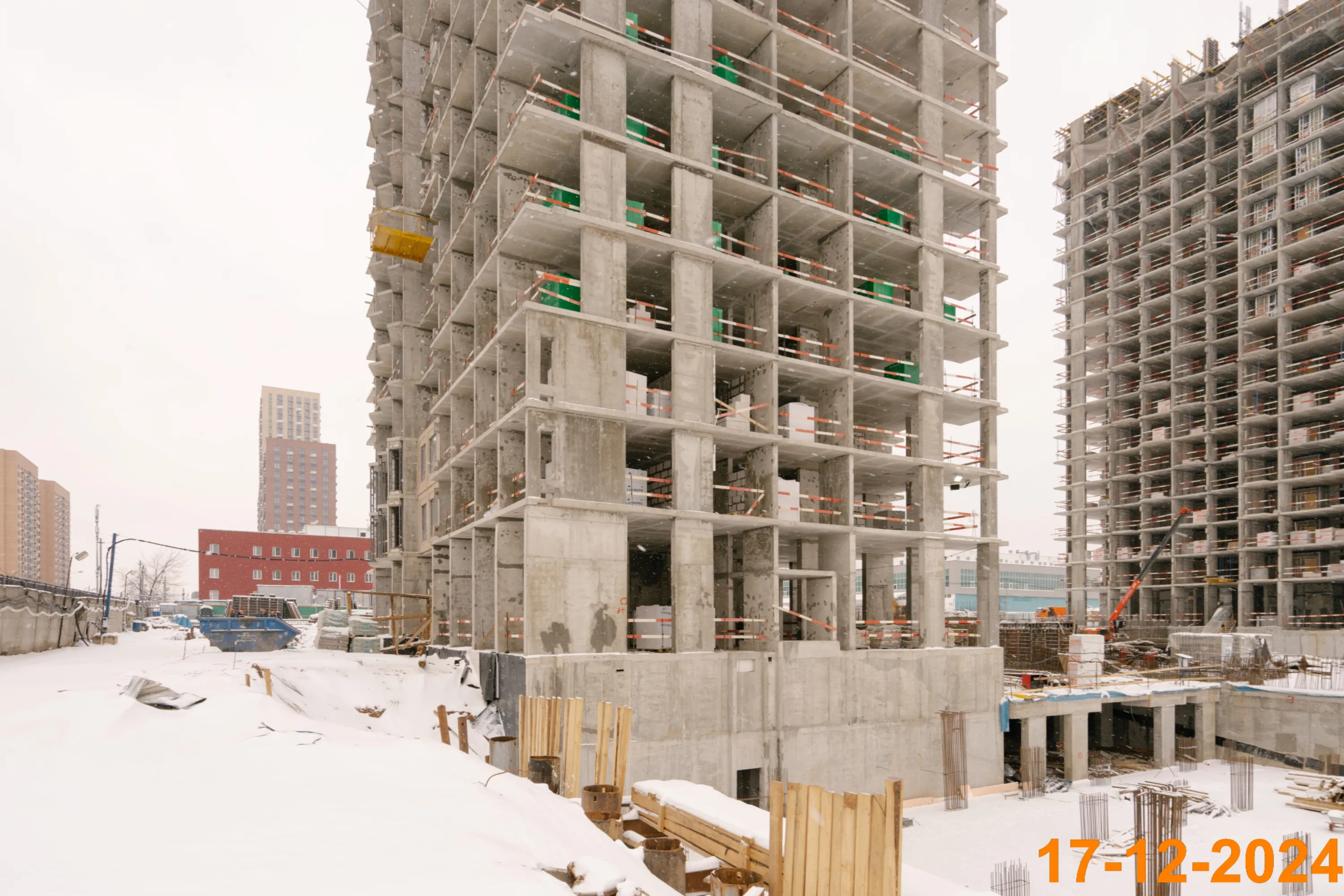 ЖК Мичуринский парк ход строительства