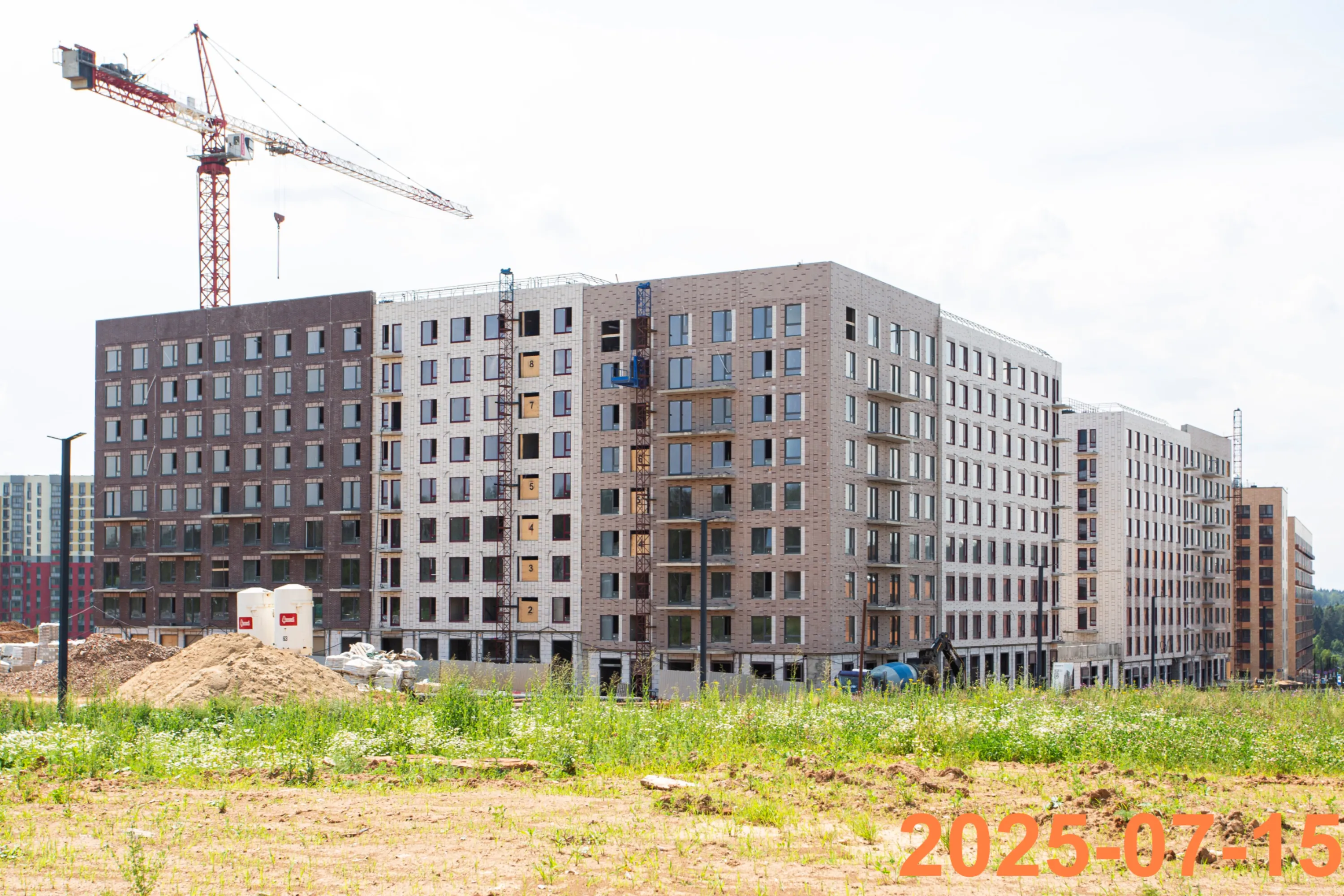 ЖК Середневский лес ход строительства