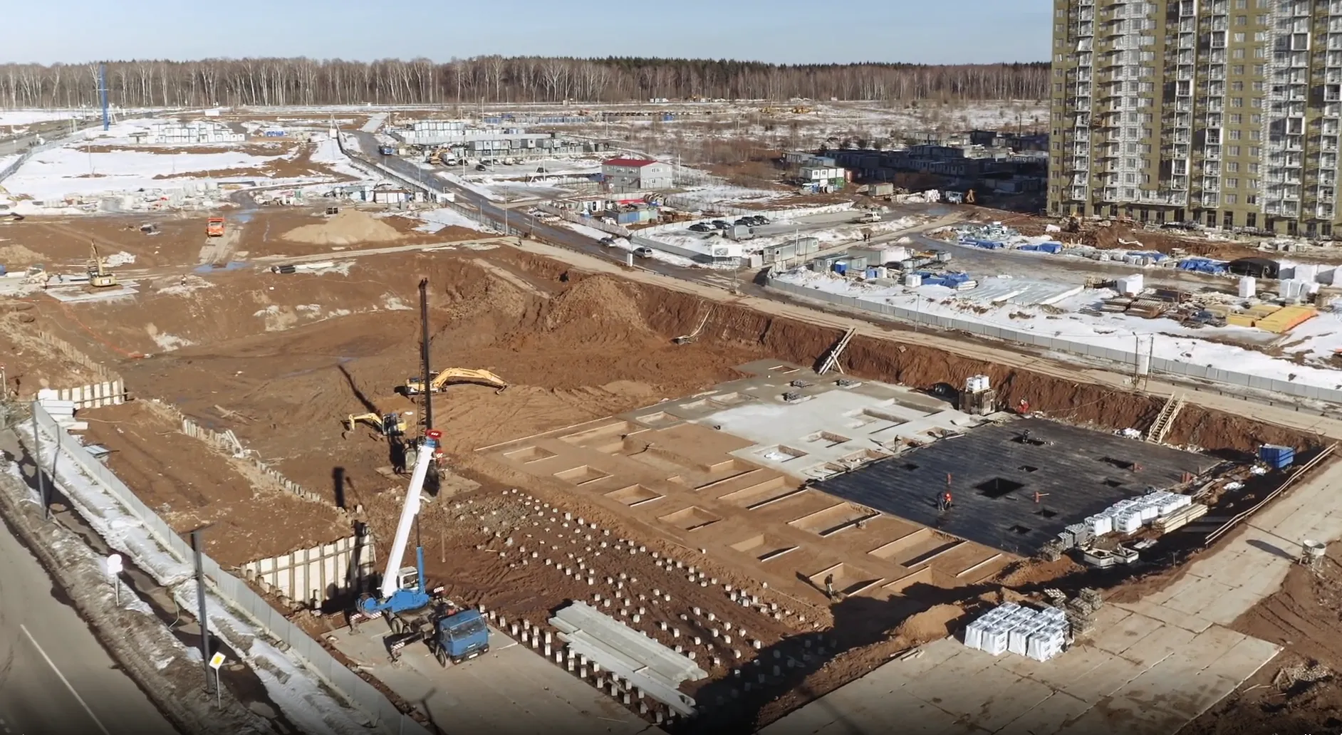 ЖК Середневский лес ход строительства