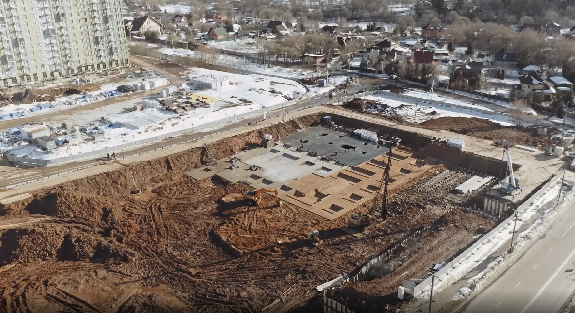 ЖК Середневский лес ход строительства