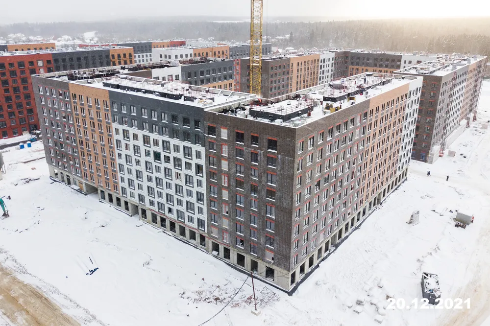 ЖК Середневский лес ход строительства