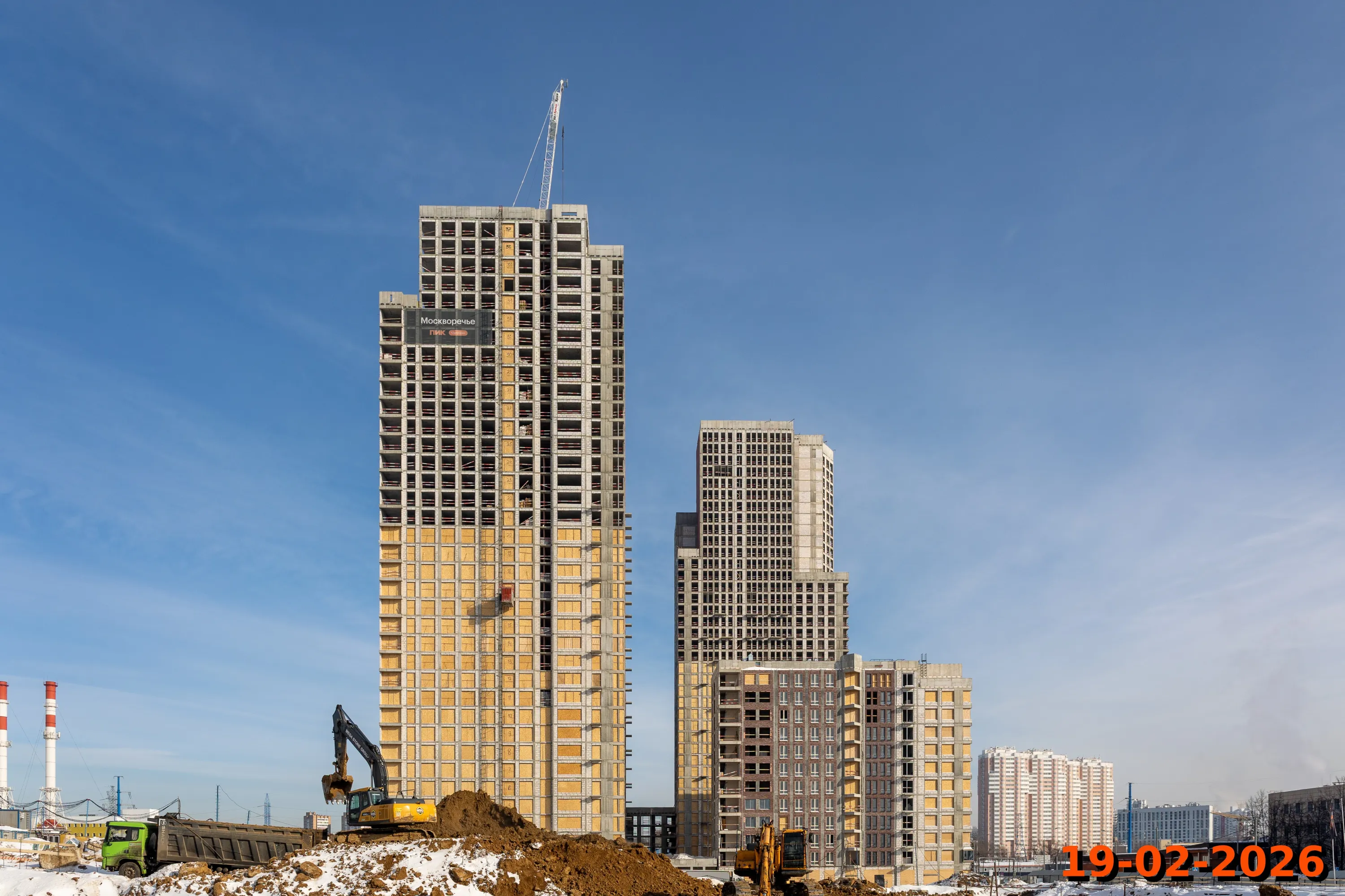 ЖК Москворечье ход строительства