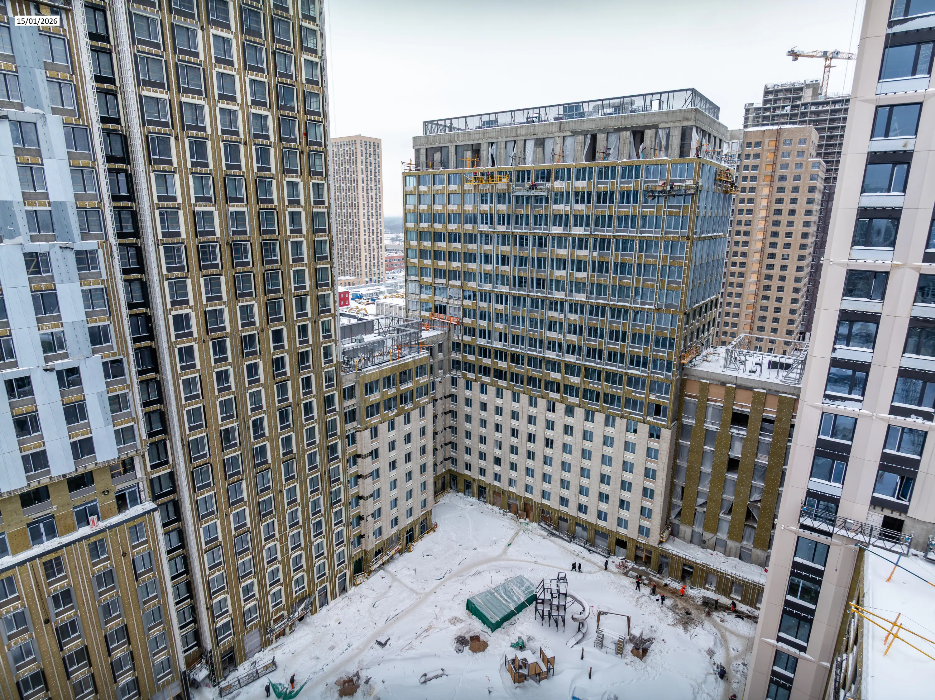ЖК Страна.Озерная ход строительства