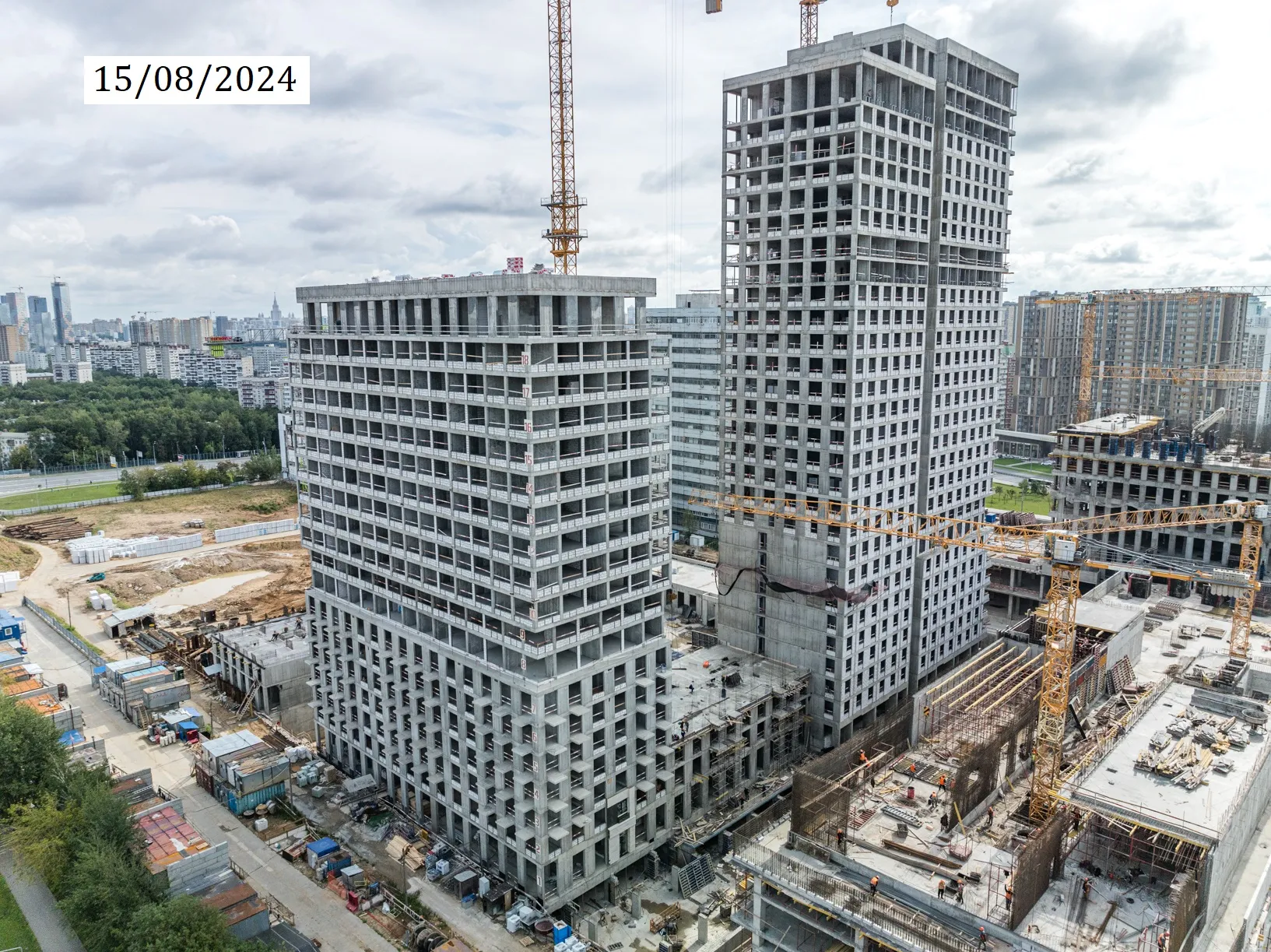 ЖК Страна.Озерная ход строительства