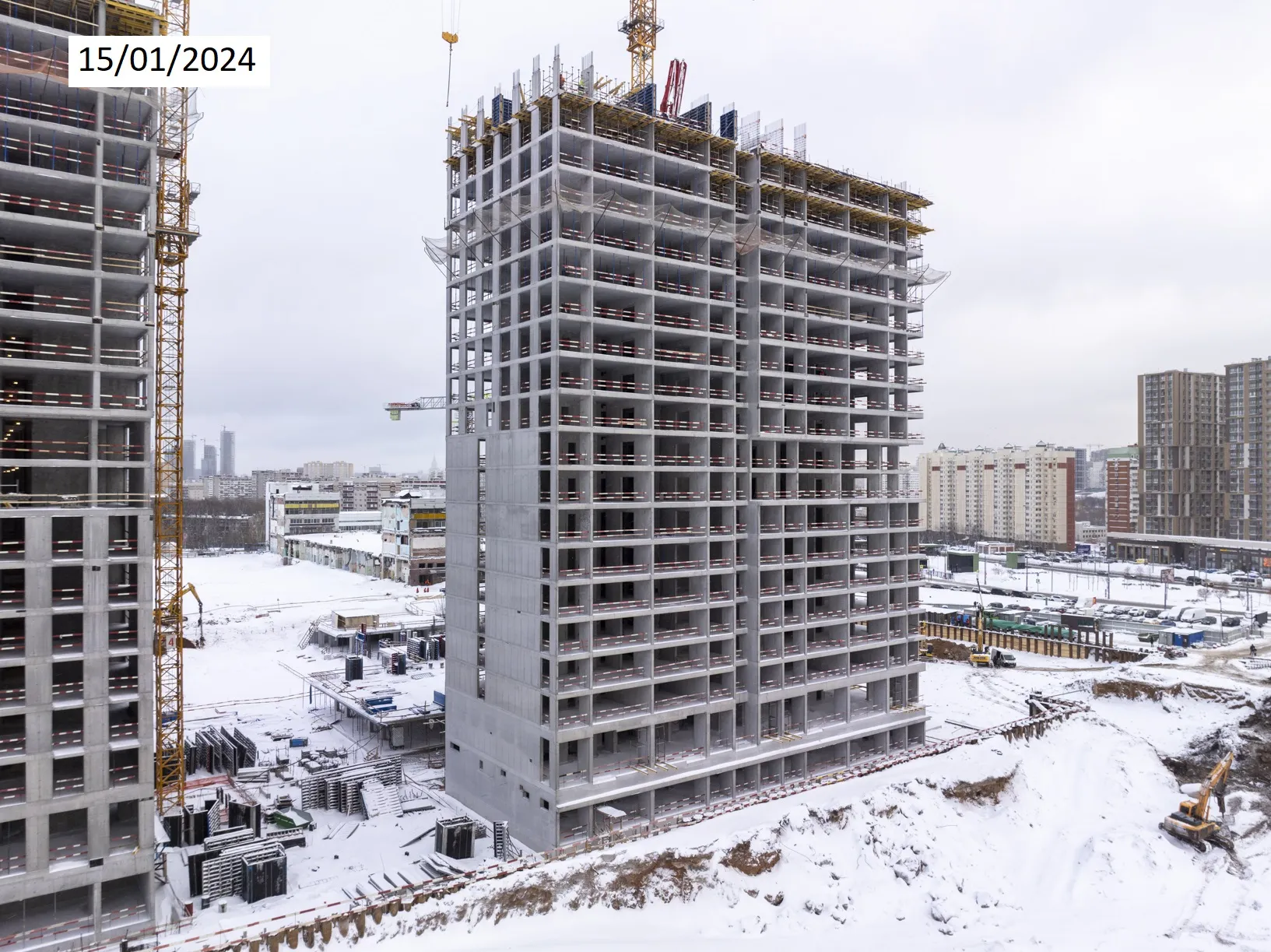 ЖК Страна.Озерная ход строительства