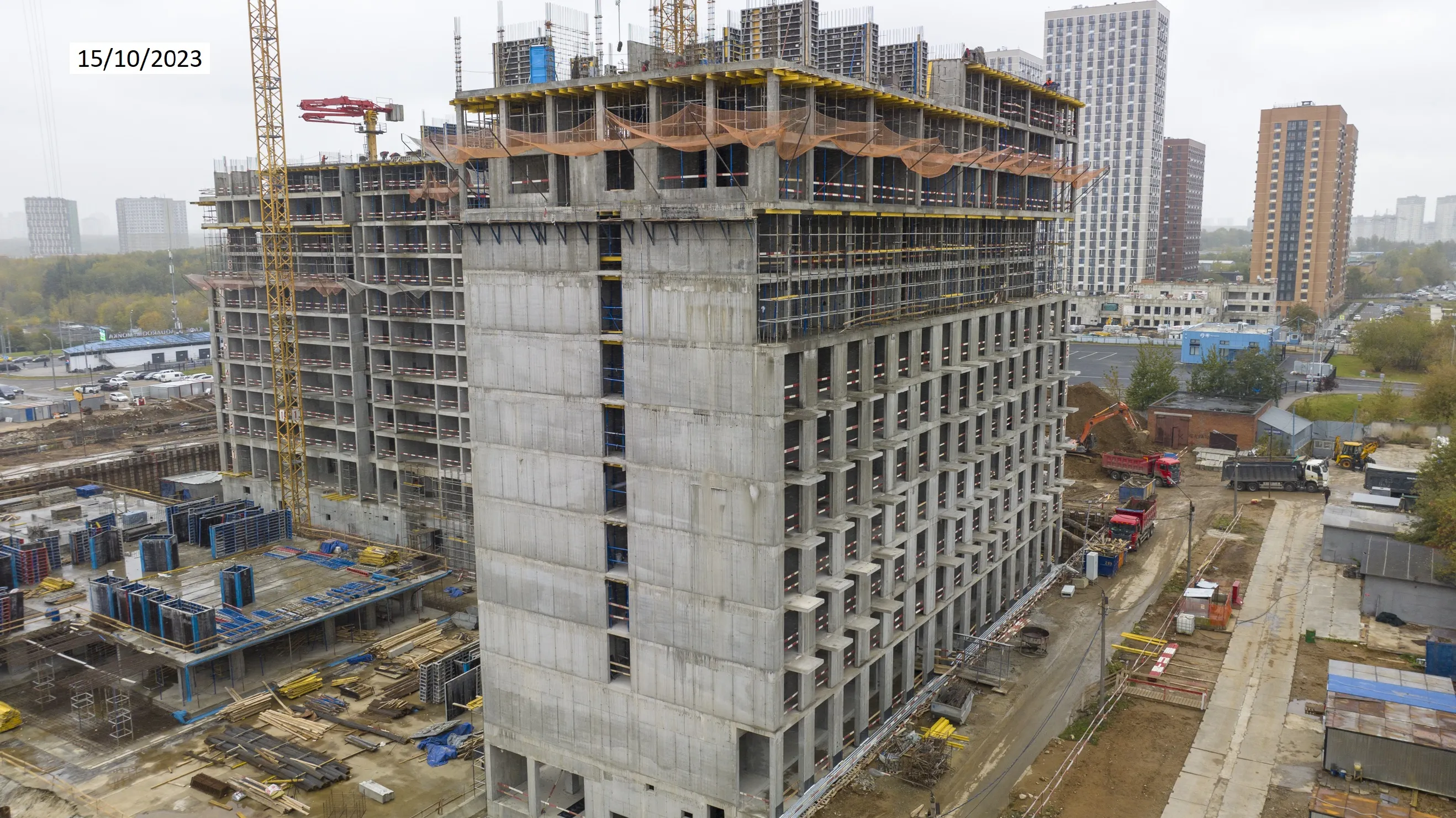 ЖК Страна.Озерная ход строительства