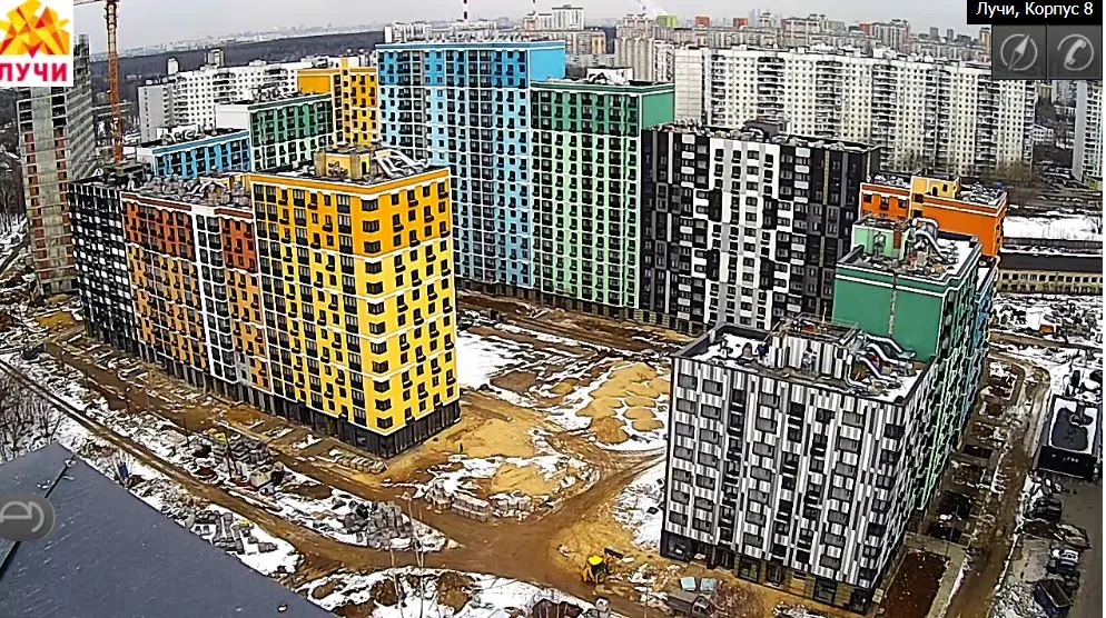 ЖК "Лучи" ход строительства