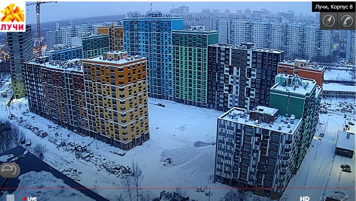 ЖК "Лучи" ход строительства