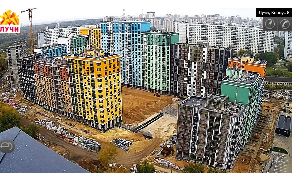 ЖК "Лучи" ход строительства