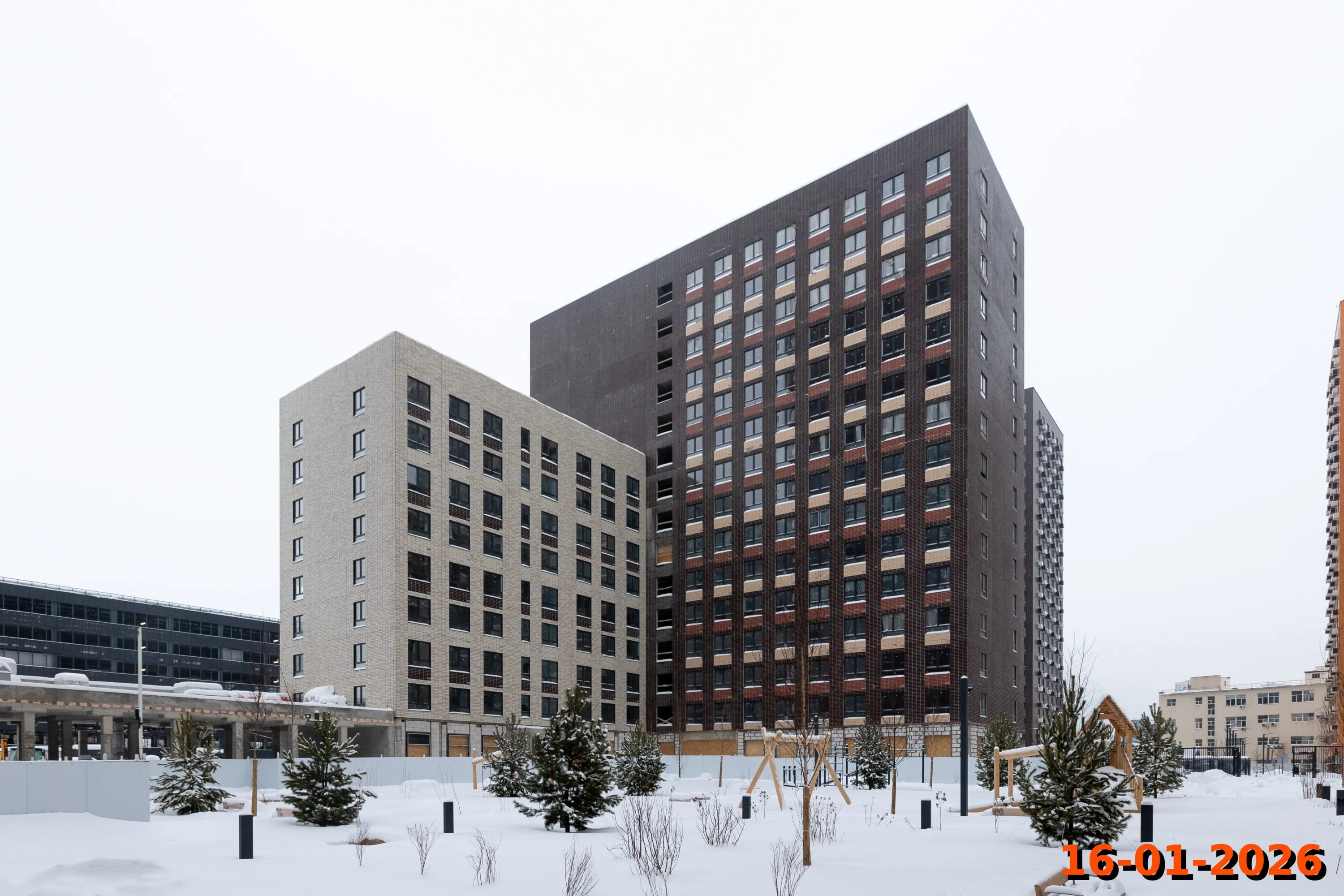 ЖК Волжский парк ход строительства