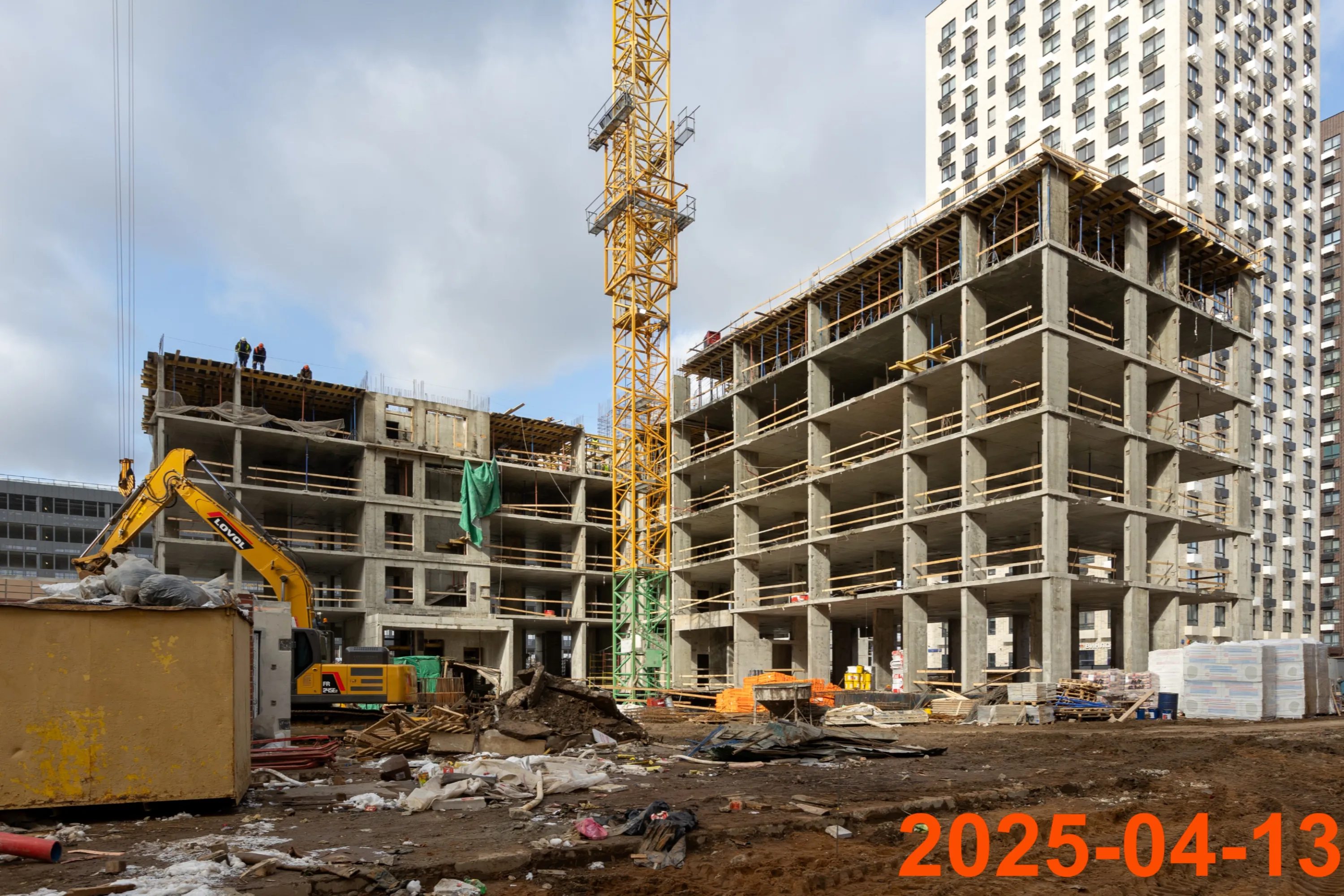 ЖК Волжский парк ход строительства