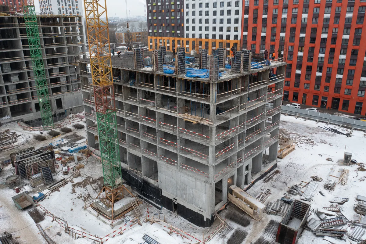 ЖК Волжский парк ход строительства