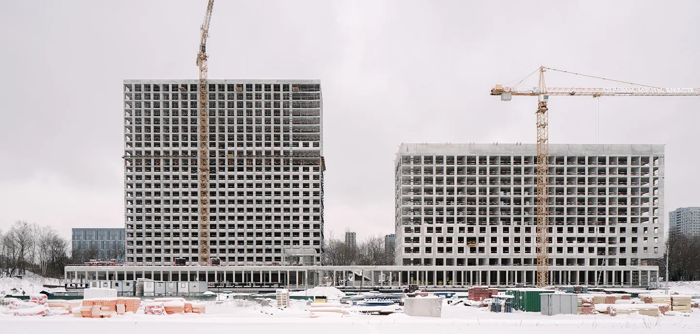 ЖК Мангазея на Речном ход строительства