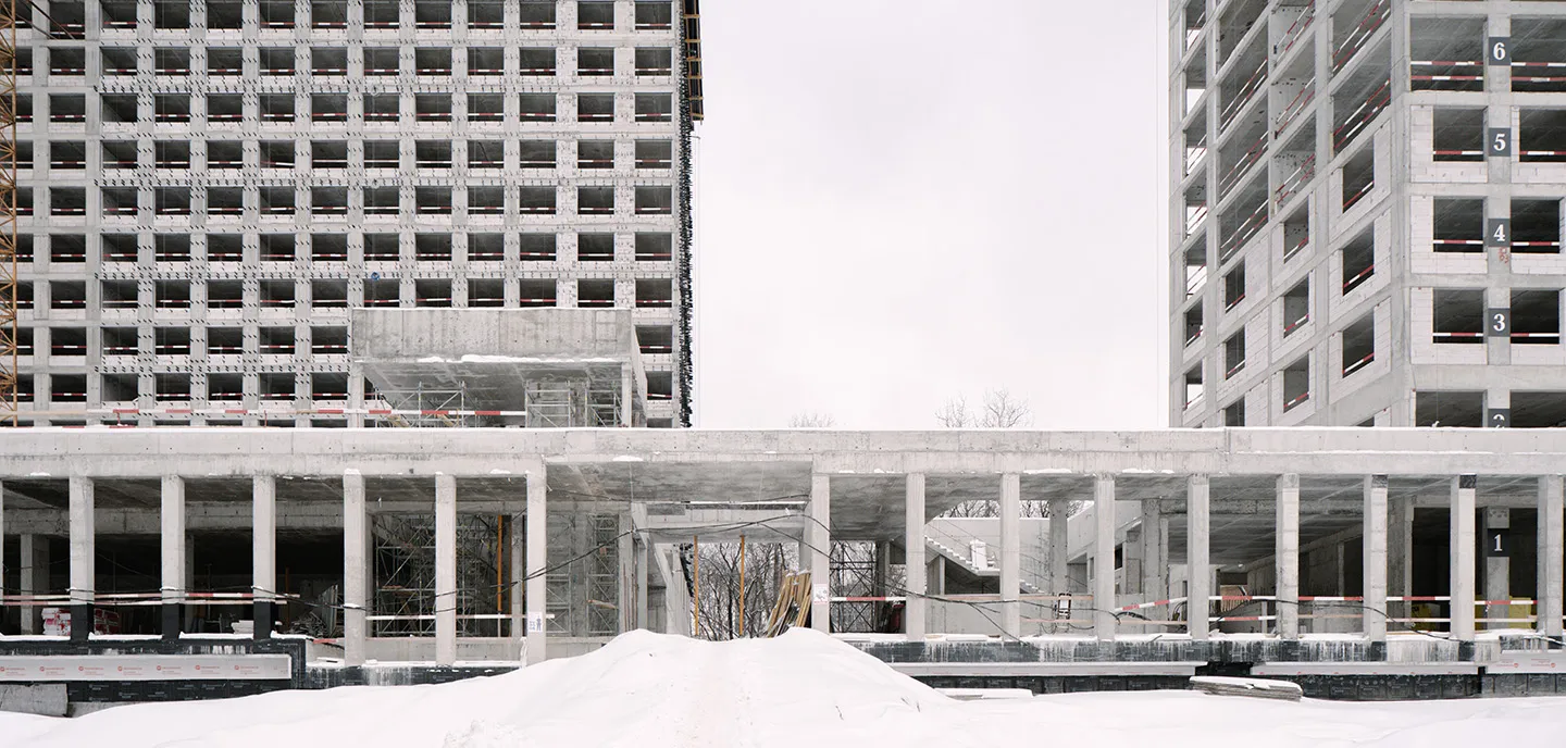 ЖК Мангазея на Речном ход строительства