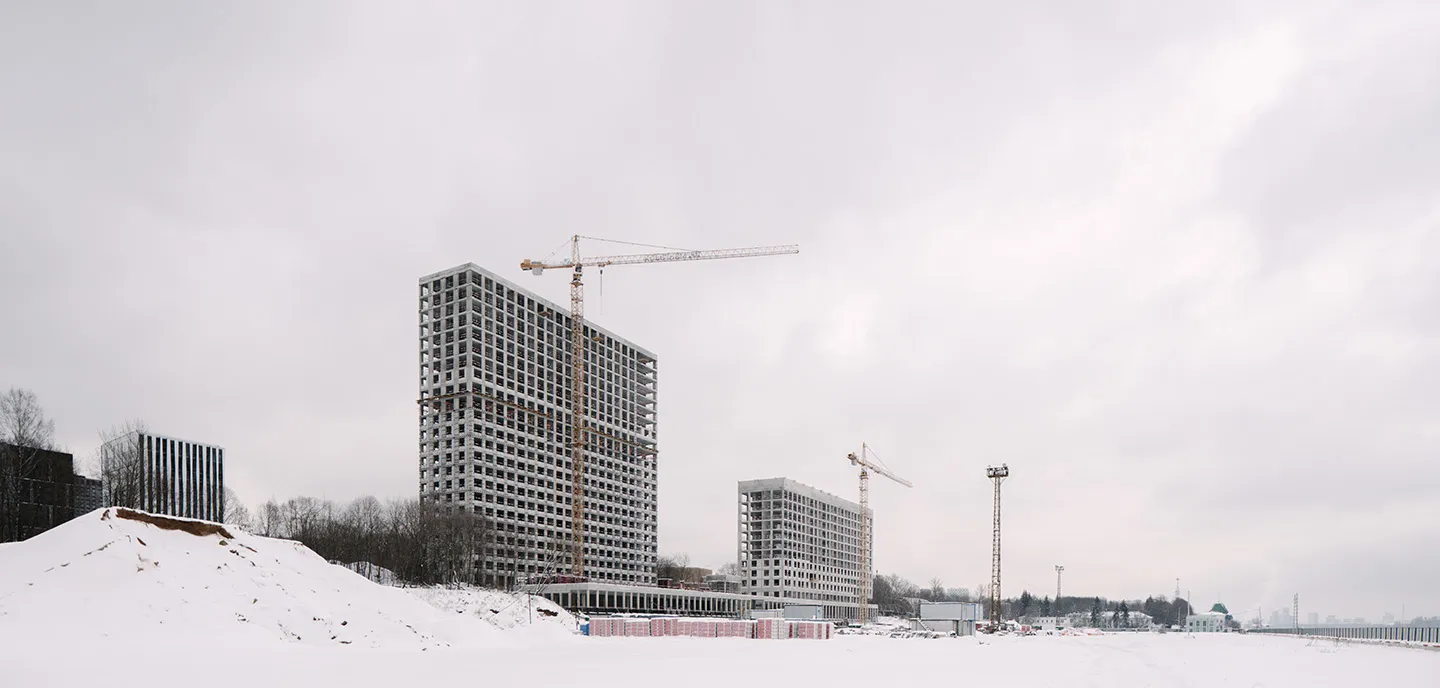 ЖК Мангазея на Речном ход строительства